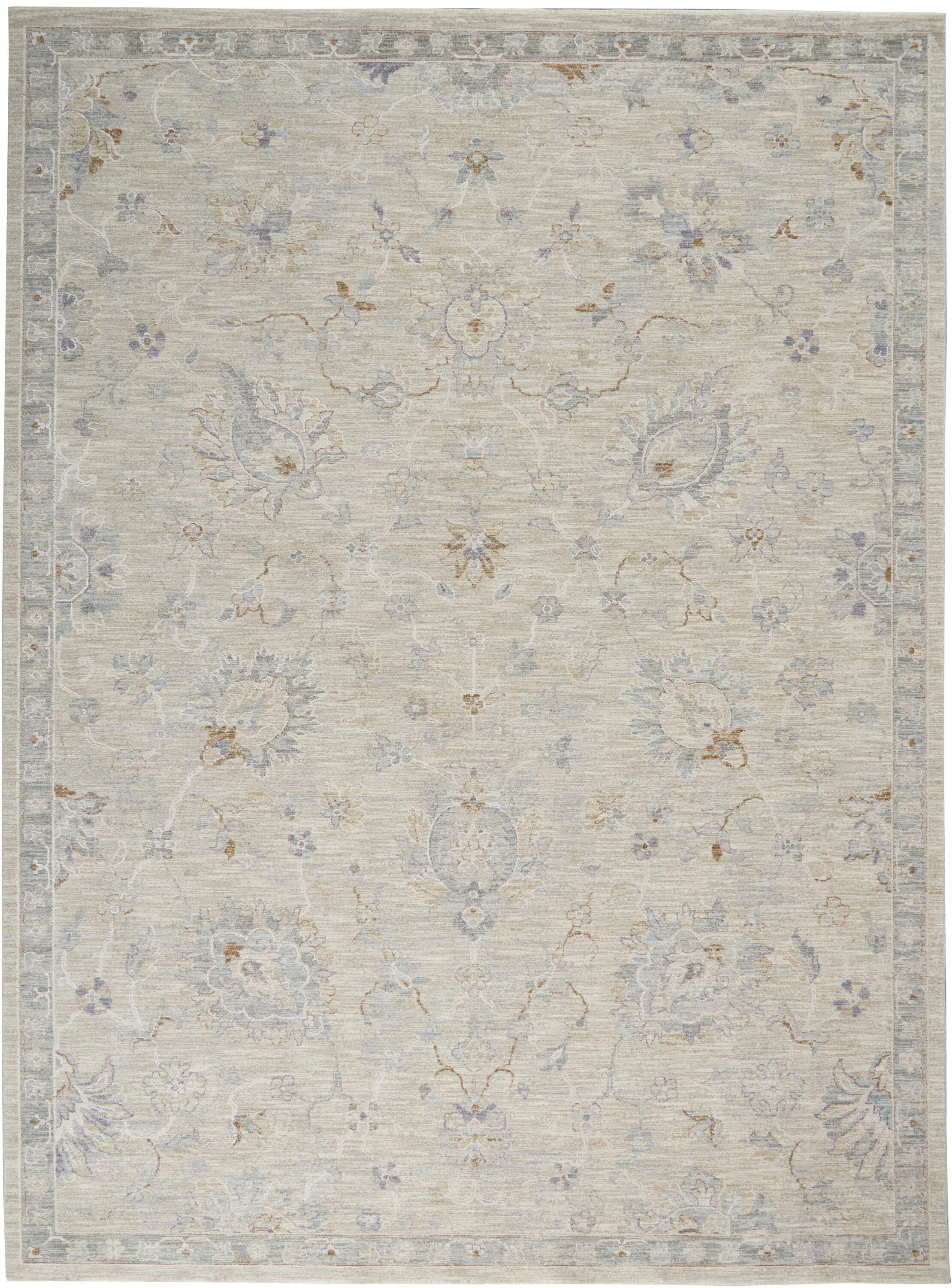 Nourison Home Infinite Pressure 7'10" x 10'4" Area Rug, Light Gray, large