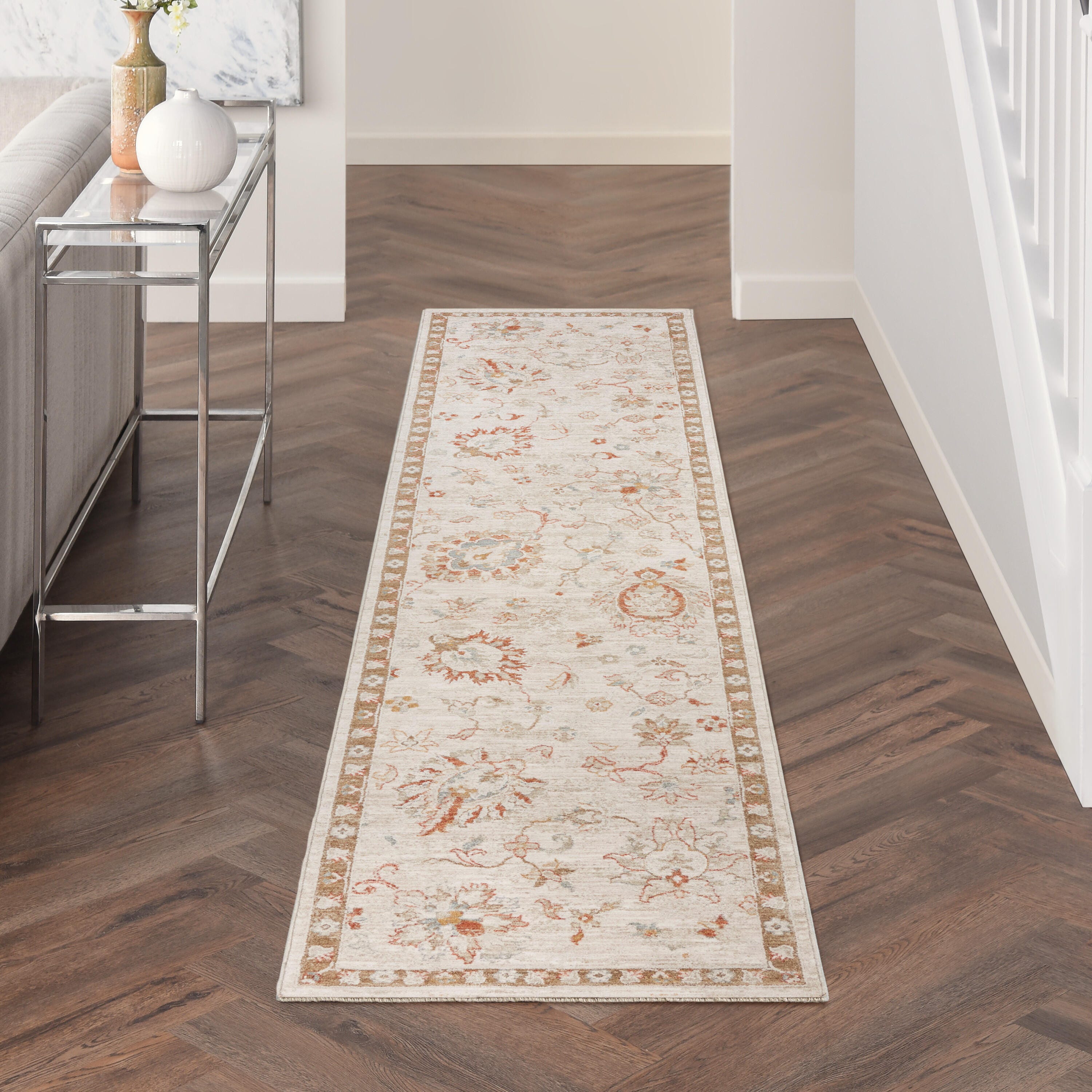 Nourison Home Infinite Padding 2'3" x 10'2" Runner Rug, Ivory, rollover