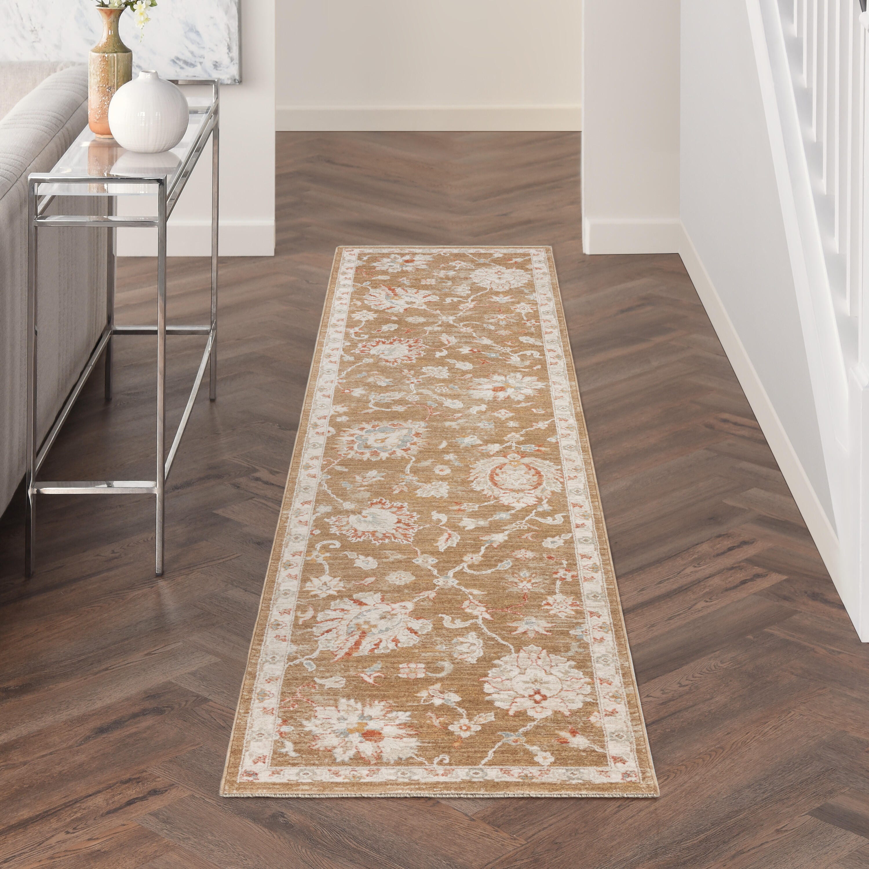 Nourison Home Infinite Padding 2'3" x 10'2" Runner Rug, Mocha, large
