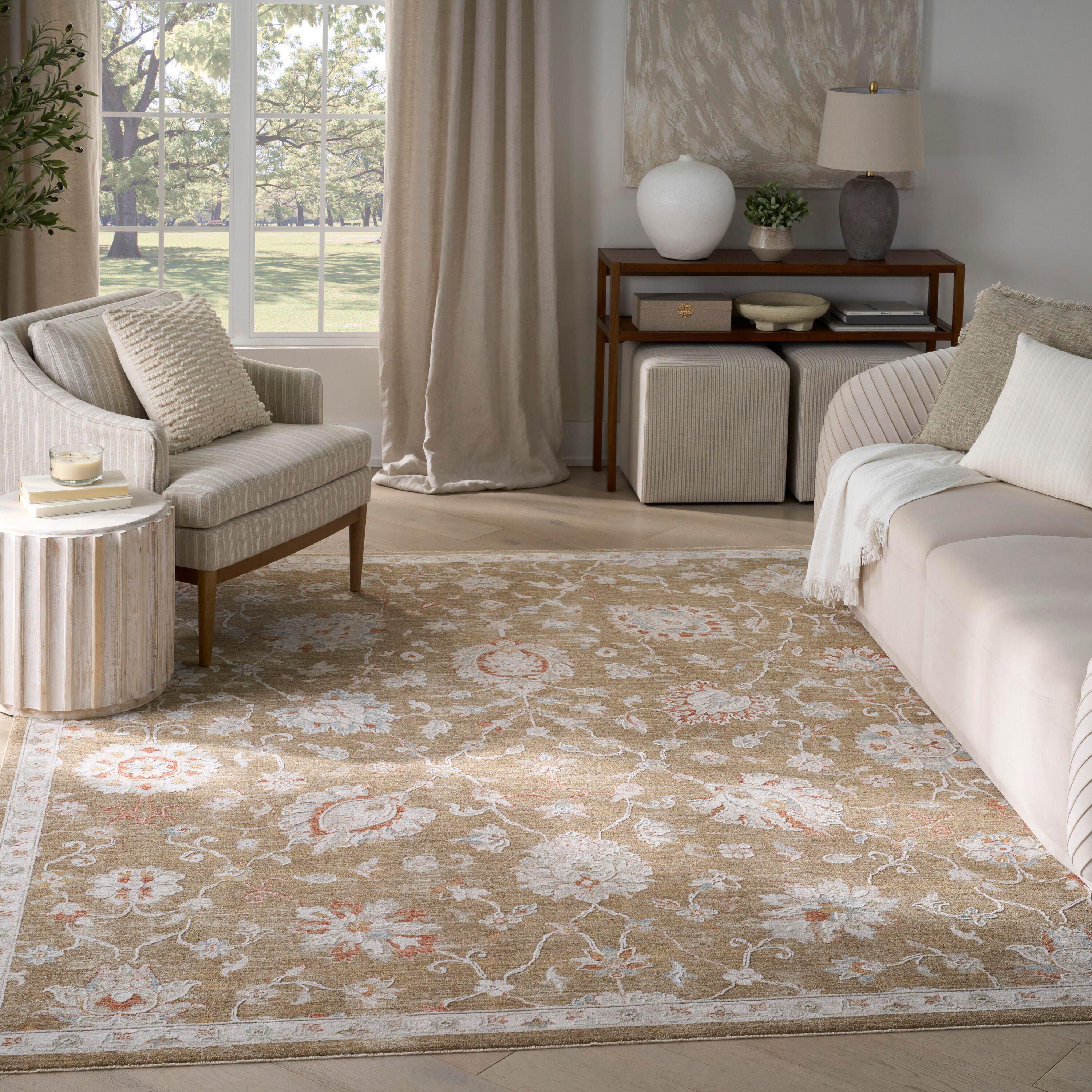 Nourison Home Infinite Padding 7'10" x 10'4" Area Rug, Mocha, rollover