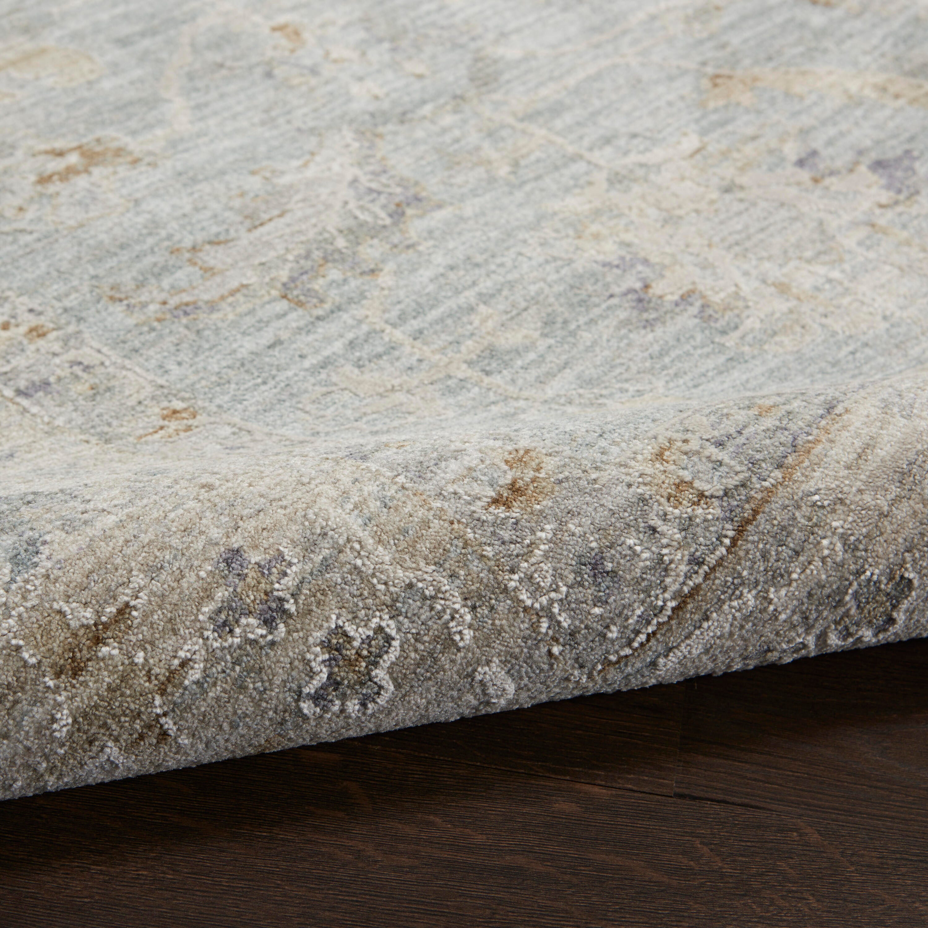 Nourison Home Infinite Edges 9'3" x 12'7" Area Rug, Blue, large