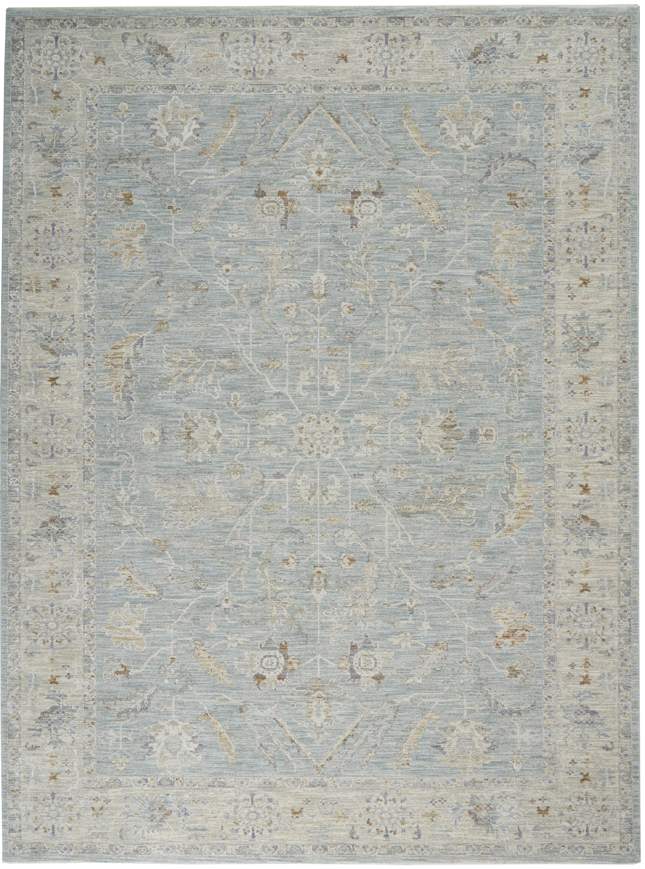 Nourison Home Infinite Edges 7'10" x 10'4" Area Rug, Blue, large