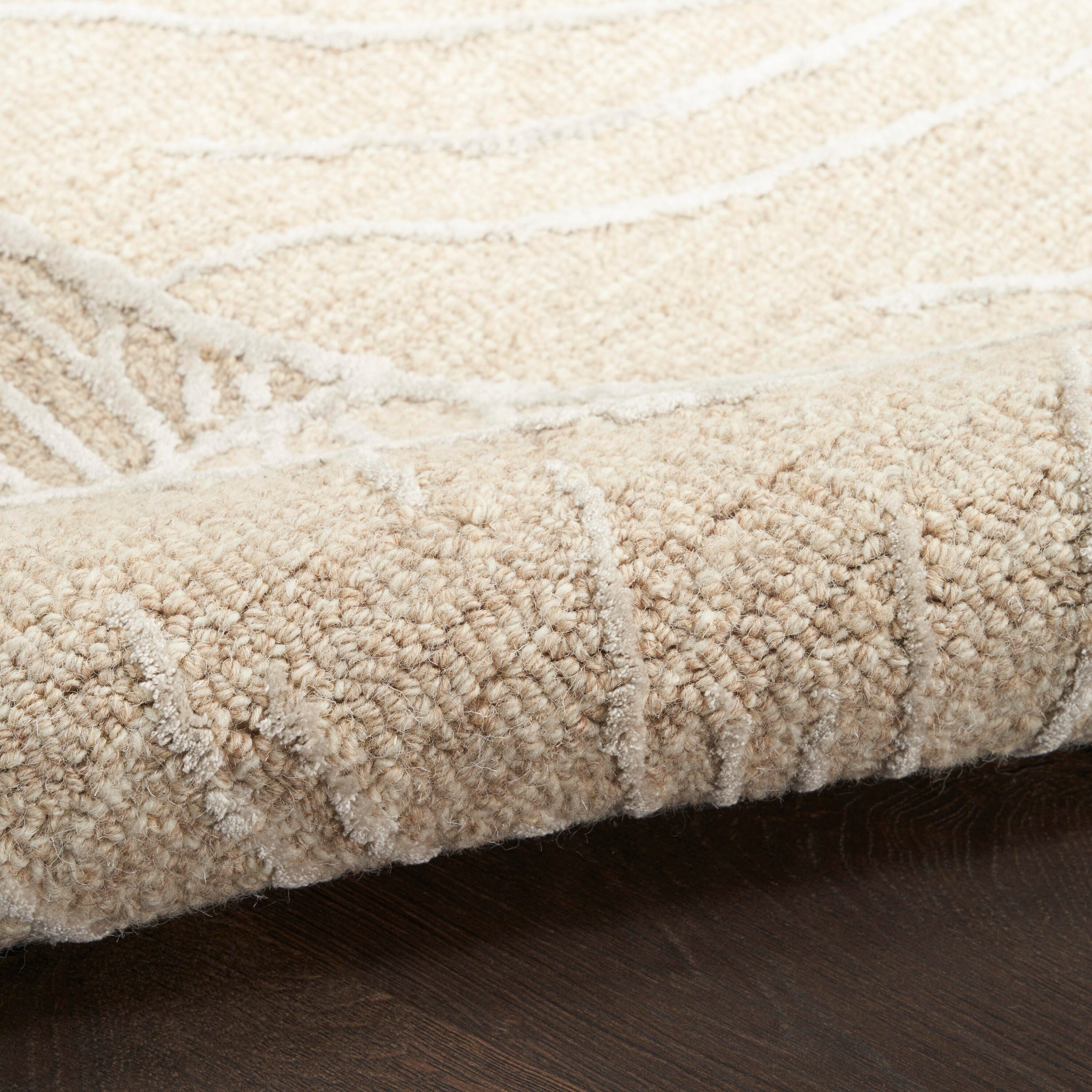 Nourison Home Avra 7'9" x 9'9" Area Rug, Taupe, large