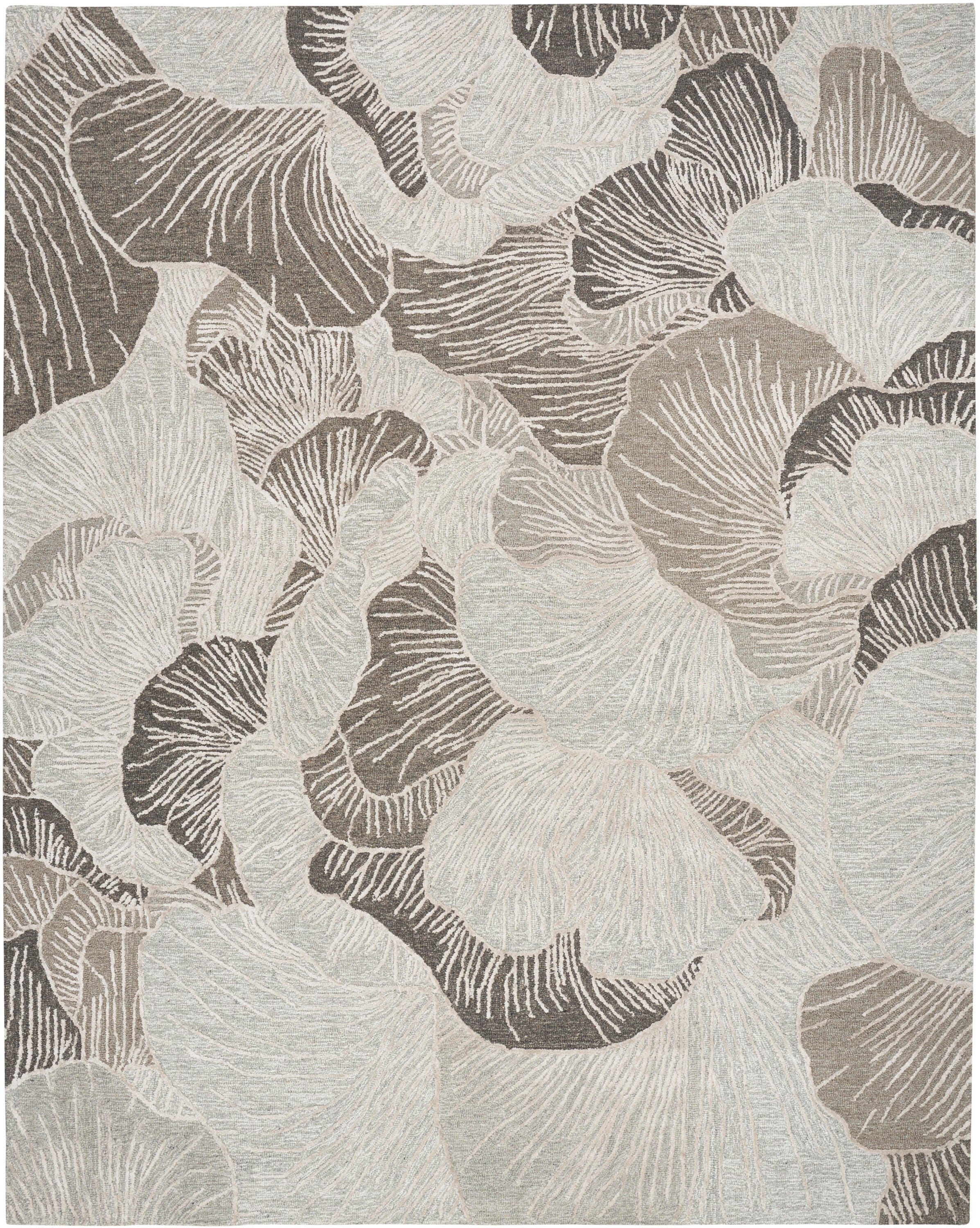 Nourison Home Avra 7'9" x 9'9" Area Rug, Gray, large