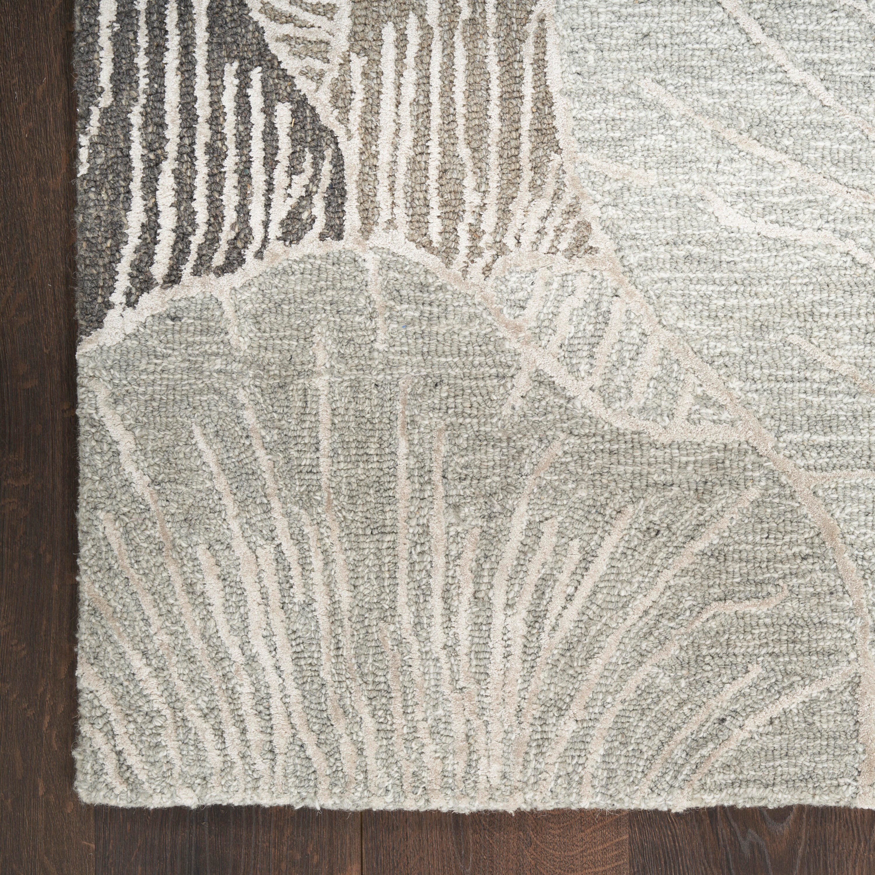 Nourison Home Avra 7'9" x 9'9" Area Rug, Gray, large