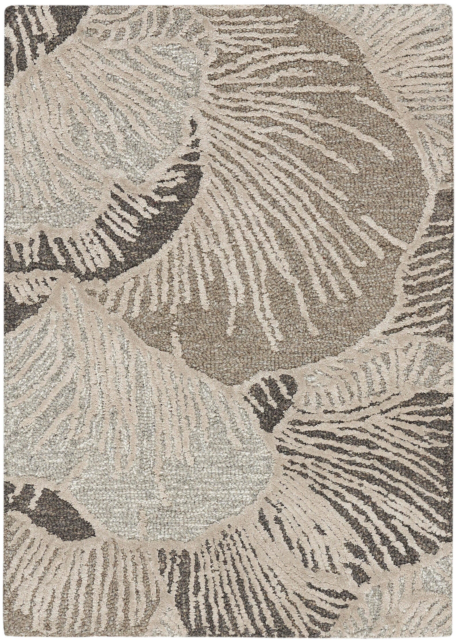 Nourison Home Avra 5'3" x 7'3" Area Rug, Gray, large
