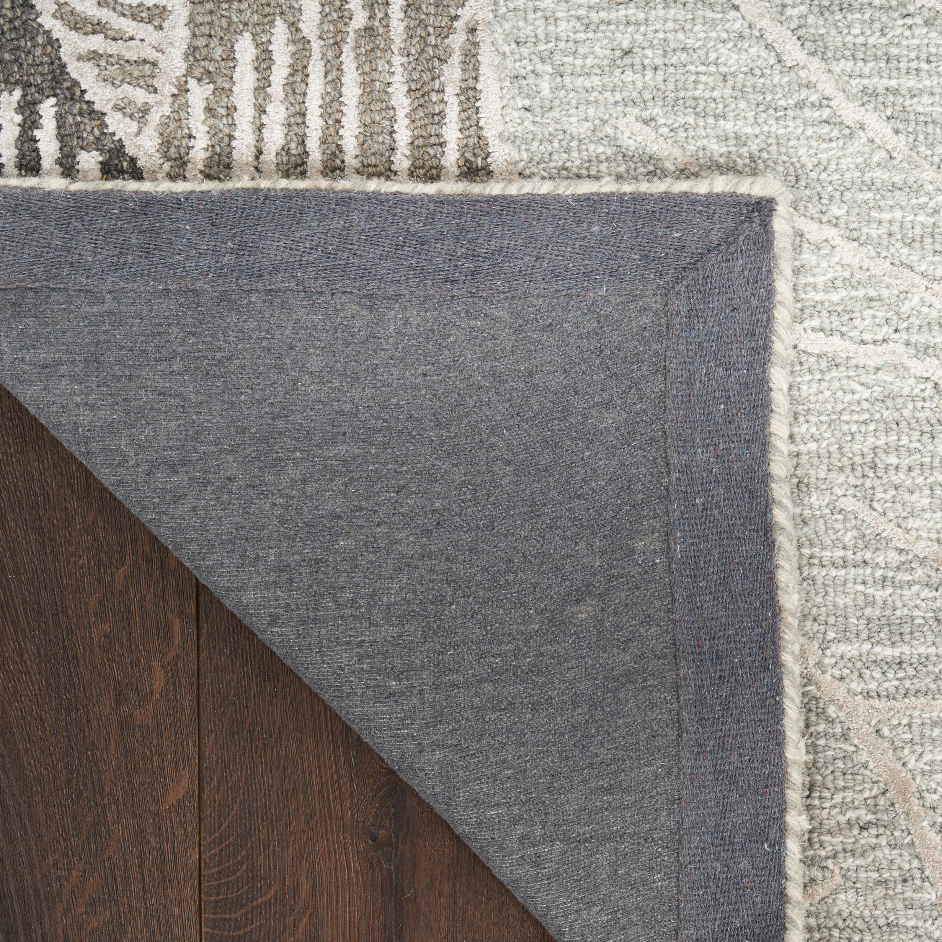 Nourison Home Avra 5'3" x 7'3" Area Rug, Gray, large