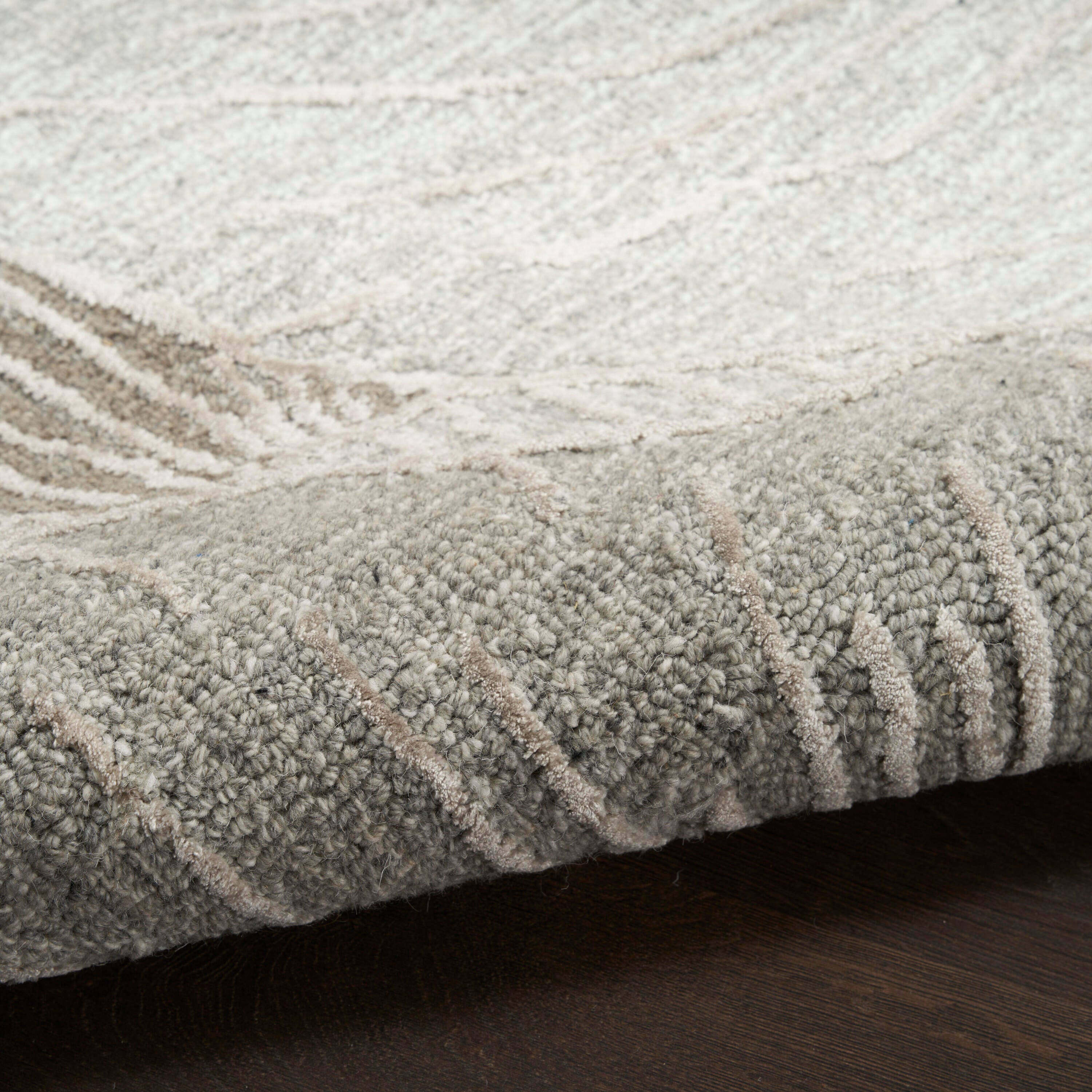 Nourison Home Avra 5'3" x 7'3" Area Rug, Gray, large