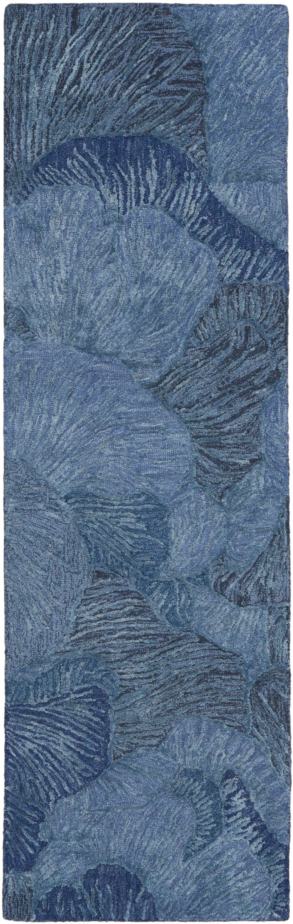 Nourison Home Avra 2'3" x 7'6" Runner Rug, Blue, large