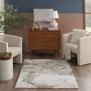 Nourison Home Avra 3'9" x 5'9" Area Rug, Gray, rollover