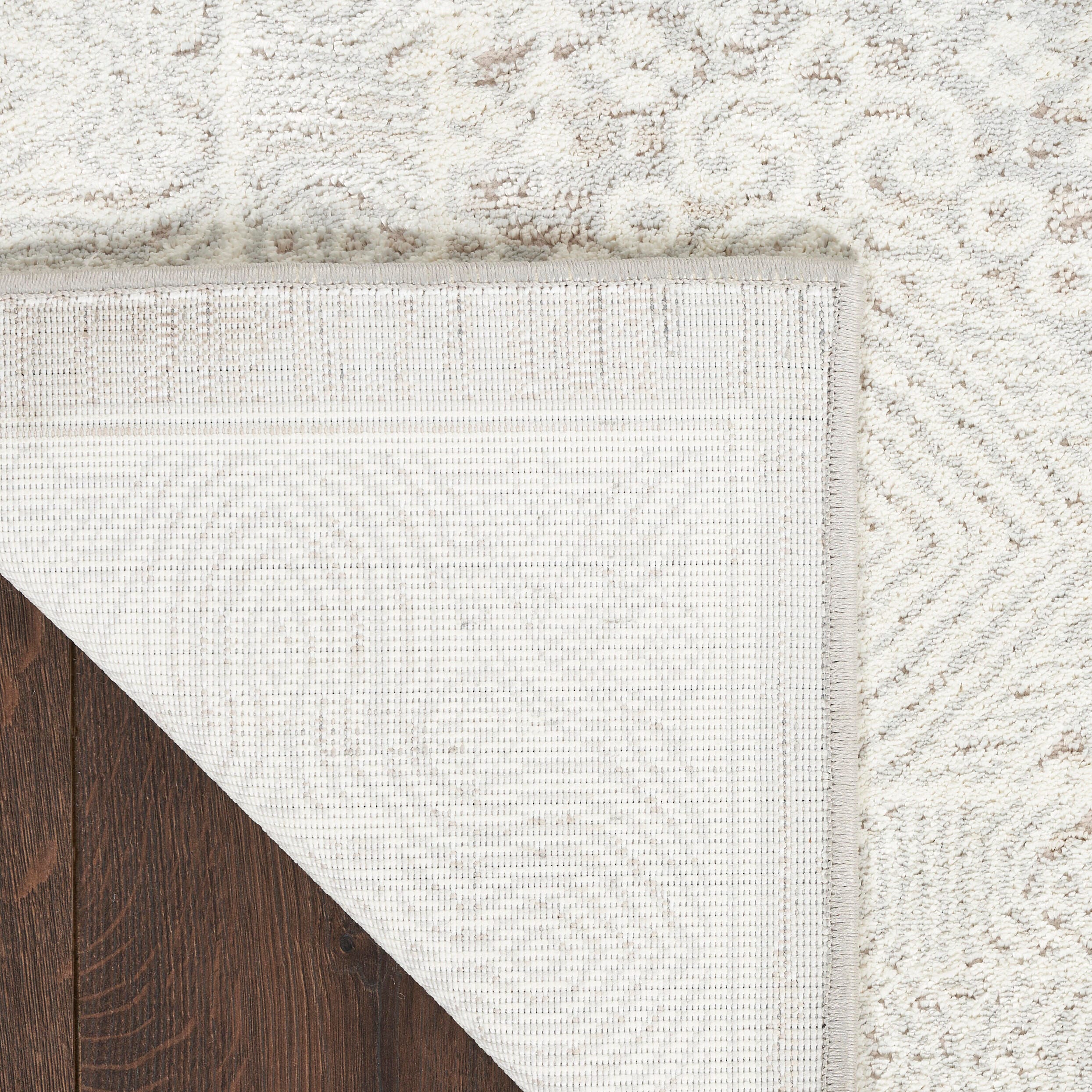 Nourison Home Eco Cycle Persian 3'11" x 5'11" Area Rug, Silver/Ivory, large