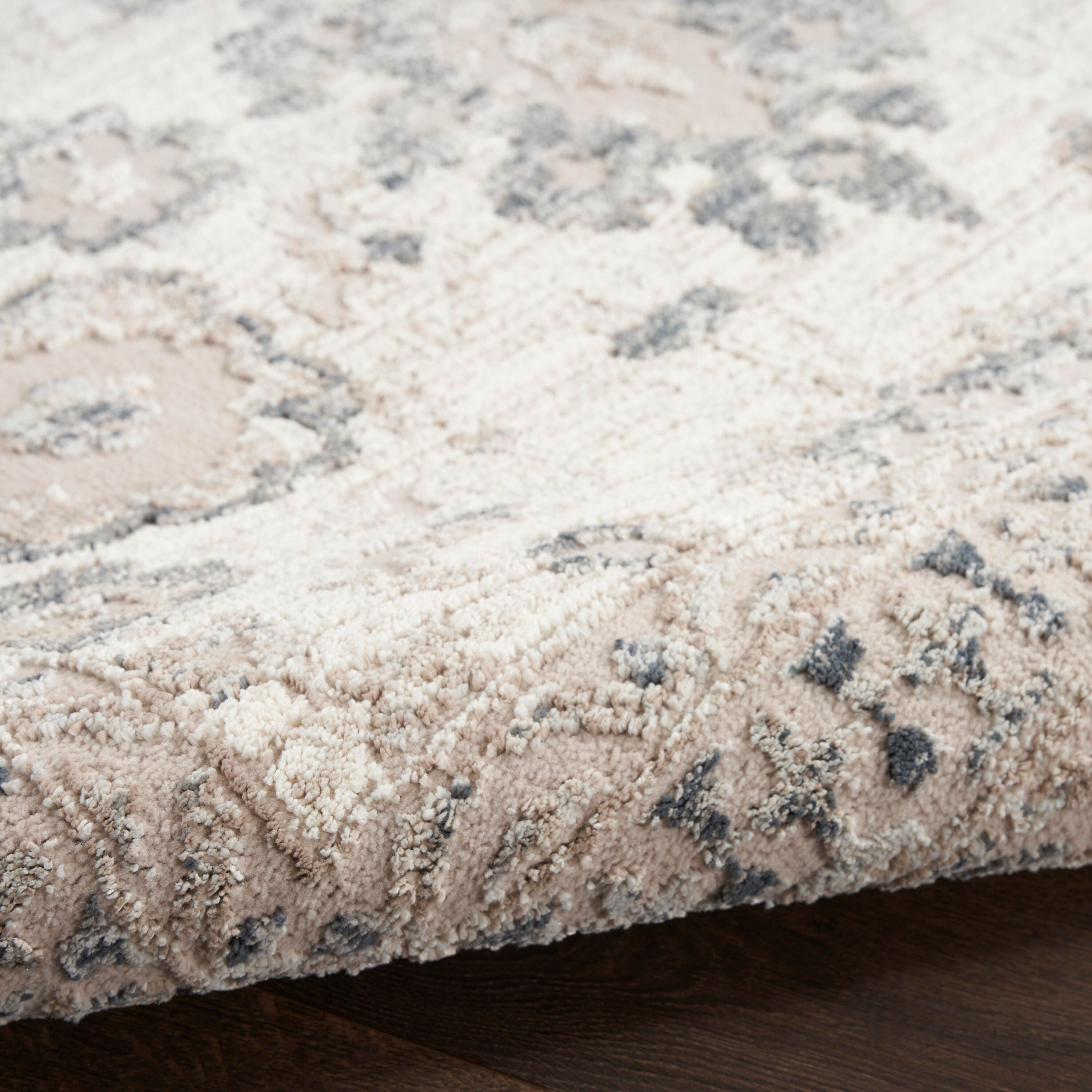 Nourison Home Eco Cycle Floral 3'11" x 5'11" Area Rug, Ivory/Multi, large