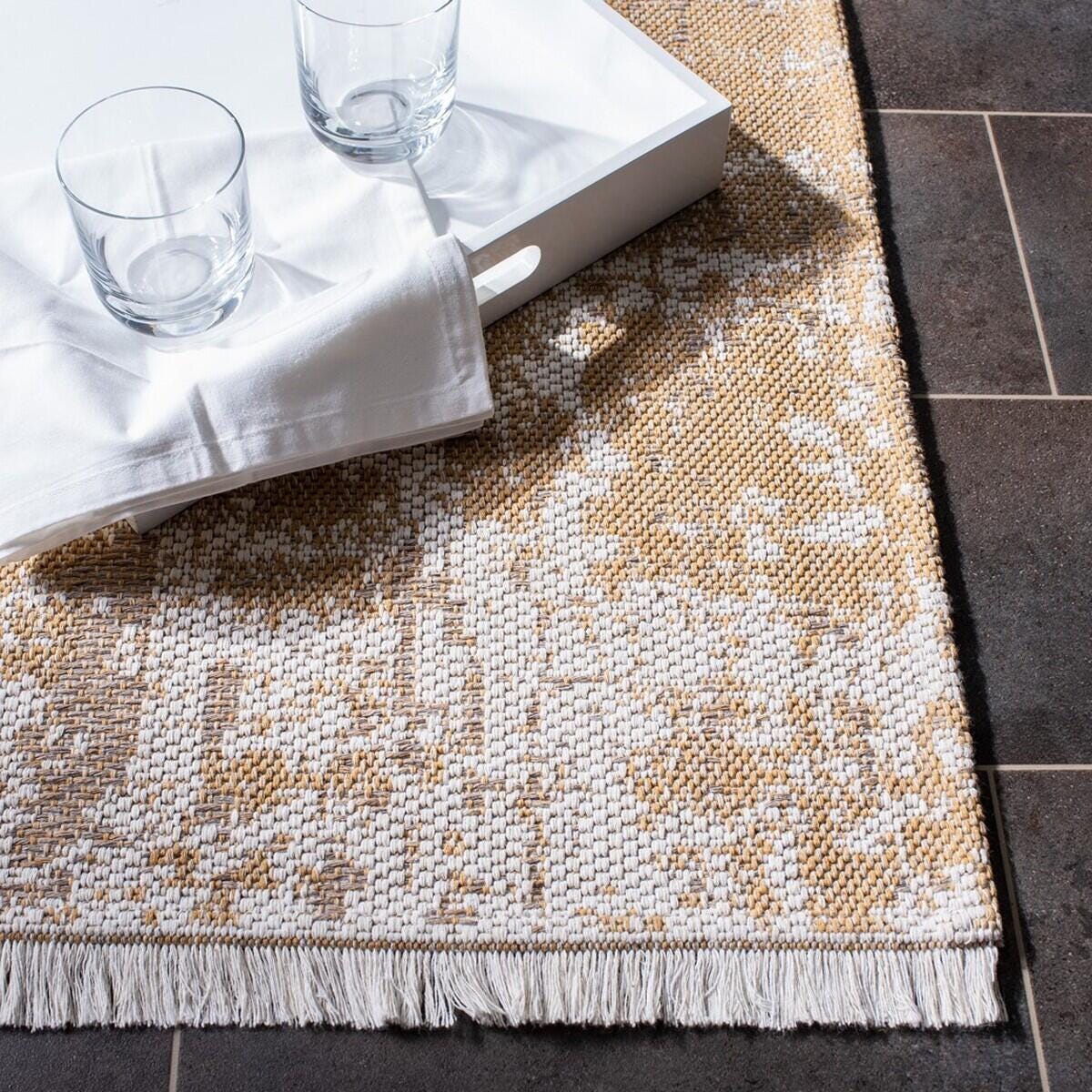Safavieh Augustine Abstract 2' x 9' Runner Rug, Taupe/Gray, large