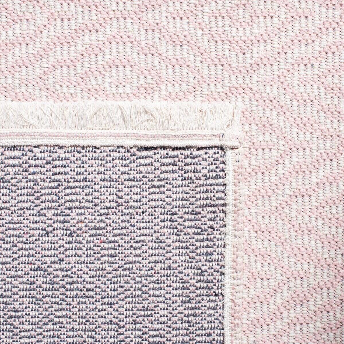 Safavieh Augustine Abstract Geometric 6'7" x 6'7" Square Area Rug, Pink/Ivory, large