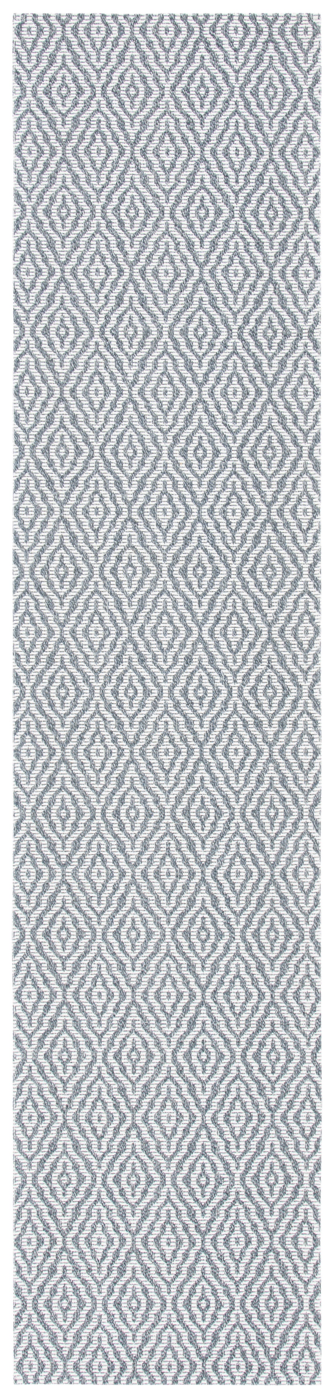 Safavieh Augustine Chevron 2' x 9' Runner Rug, Gray/Ivory, large
