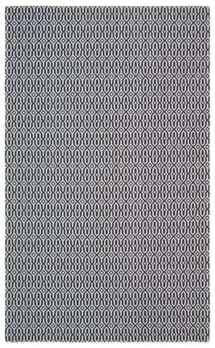 Safavieh Augustine Diamond 5' x 7'7" Area Rug, Black/Light Gray, large