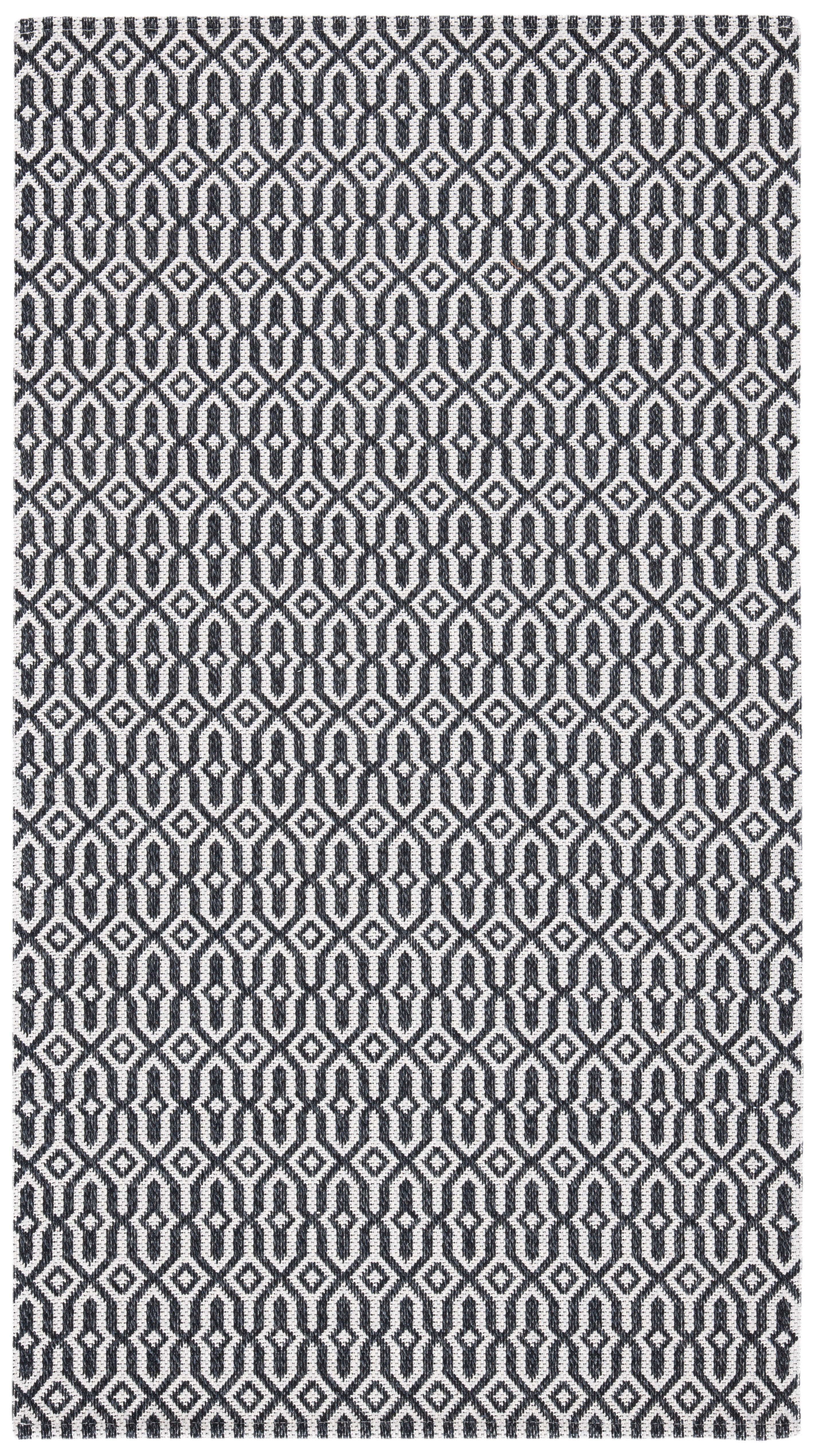 Safavieh Augustine Diamond 2'10" x 5' Area Rug, Black/Light Gray, large