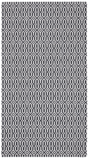 Safavieh Augustine Diamond 2'10" x 5' Area Rug, Black/Light Gray, large