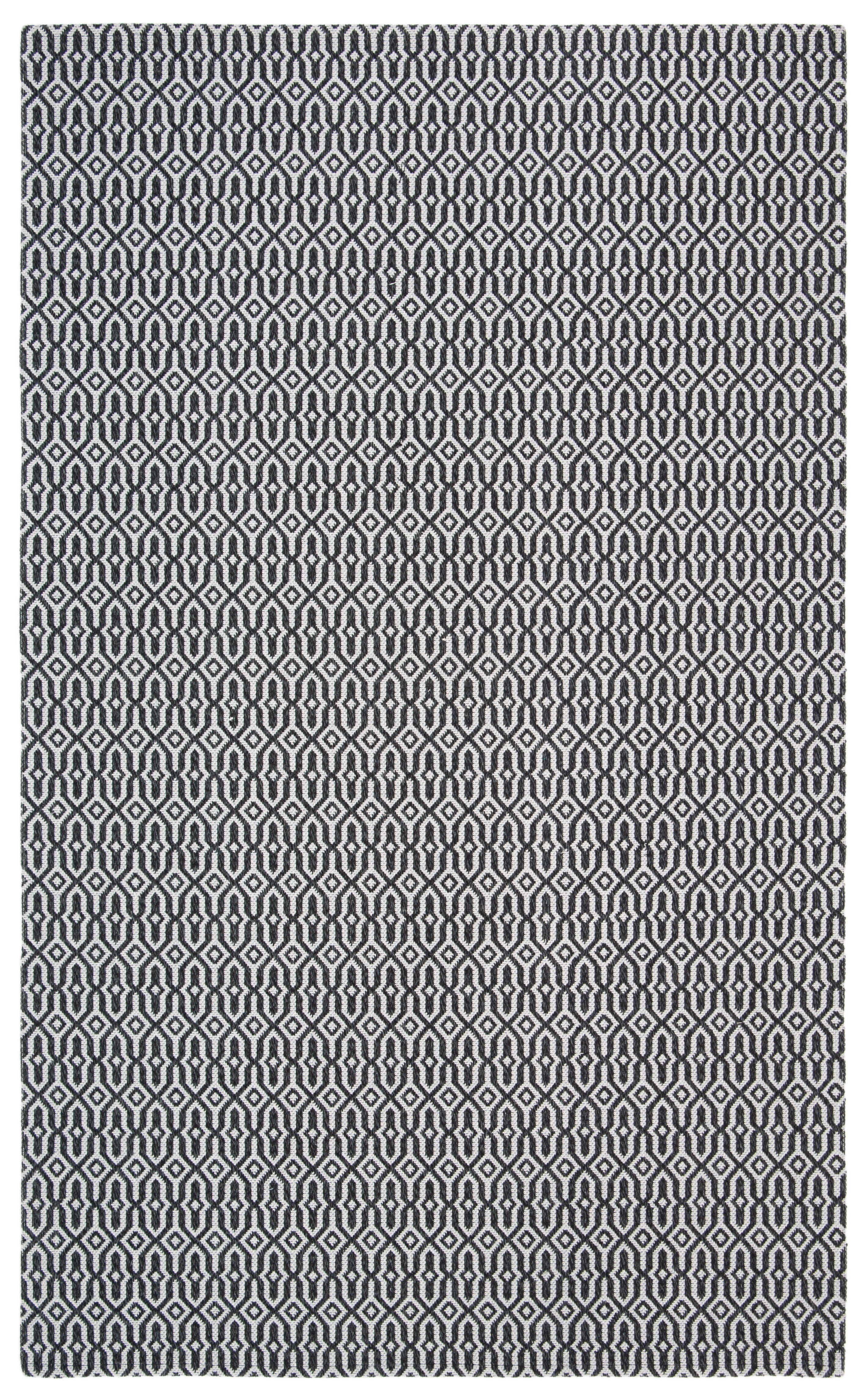 Safavieh Augustine Diamond 4' x 6' Area Rug, Black/Light Gray, large
