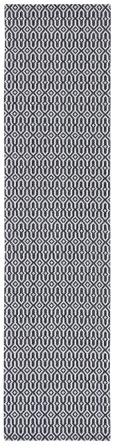 Safavieh Augustine Diamond 2' x 7' Runner Rug, Black/Light Gray