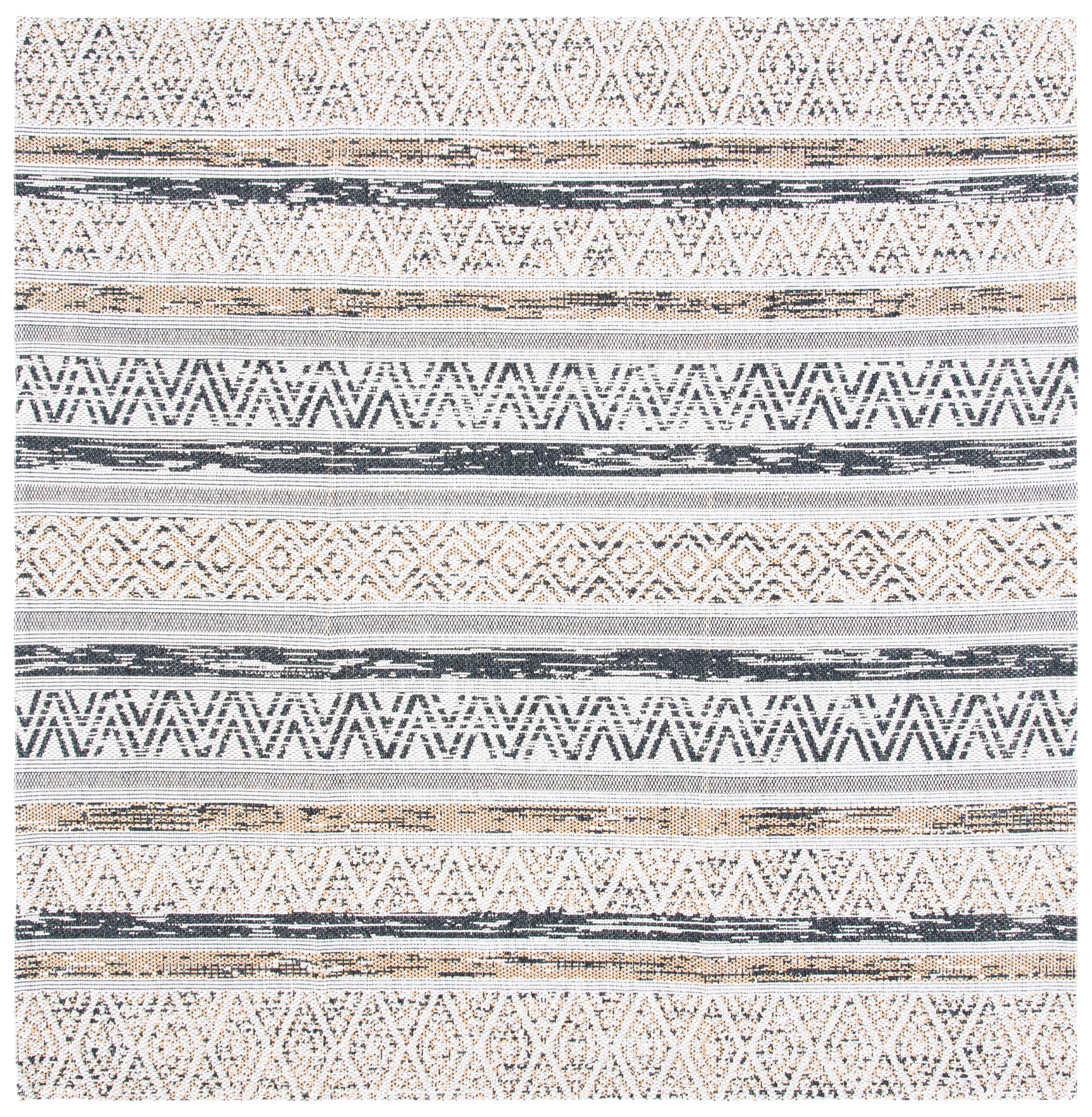 Safavieh Augustine Distressed 6'7" x 6'7" Square Area Rug, Ivory/Taupe, large