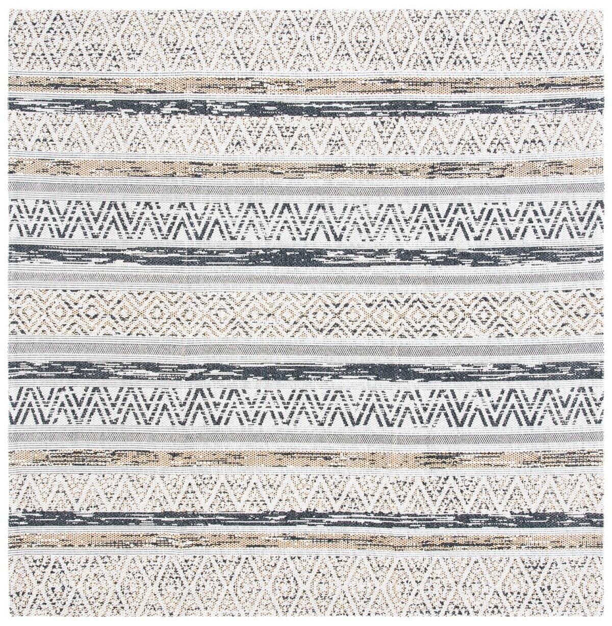 Safavieh Augustine Distressed 6'7" x 6'7" Square Area Rug, Ivory/Taupe, large