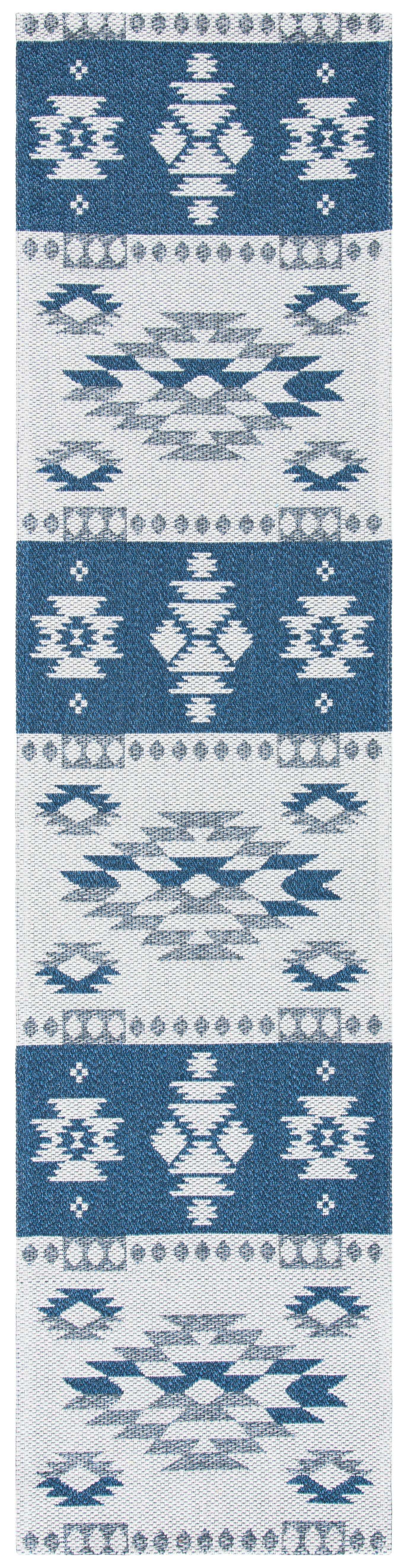 Safavieh Augustine Southwestern 2' x 8' Runner Rug, Navy/Creme, large