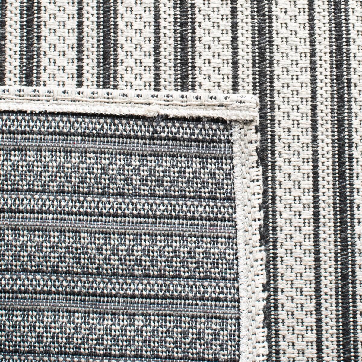 Safavieh Augustine Striped 5' x 7' Area Rug, Black/Light Gray, large