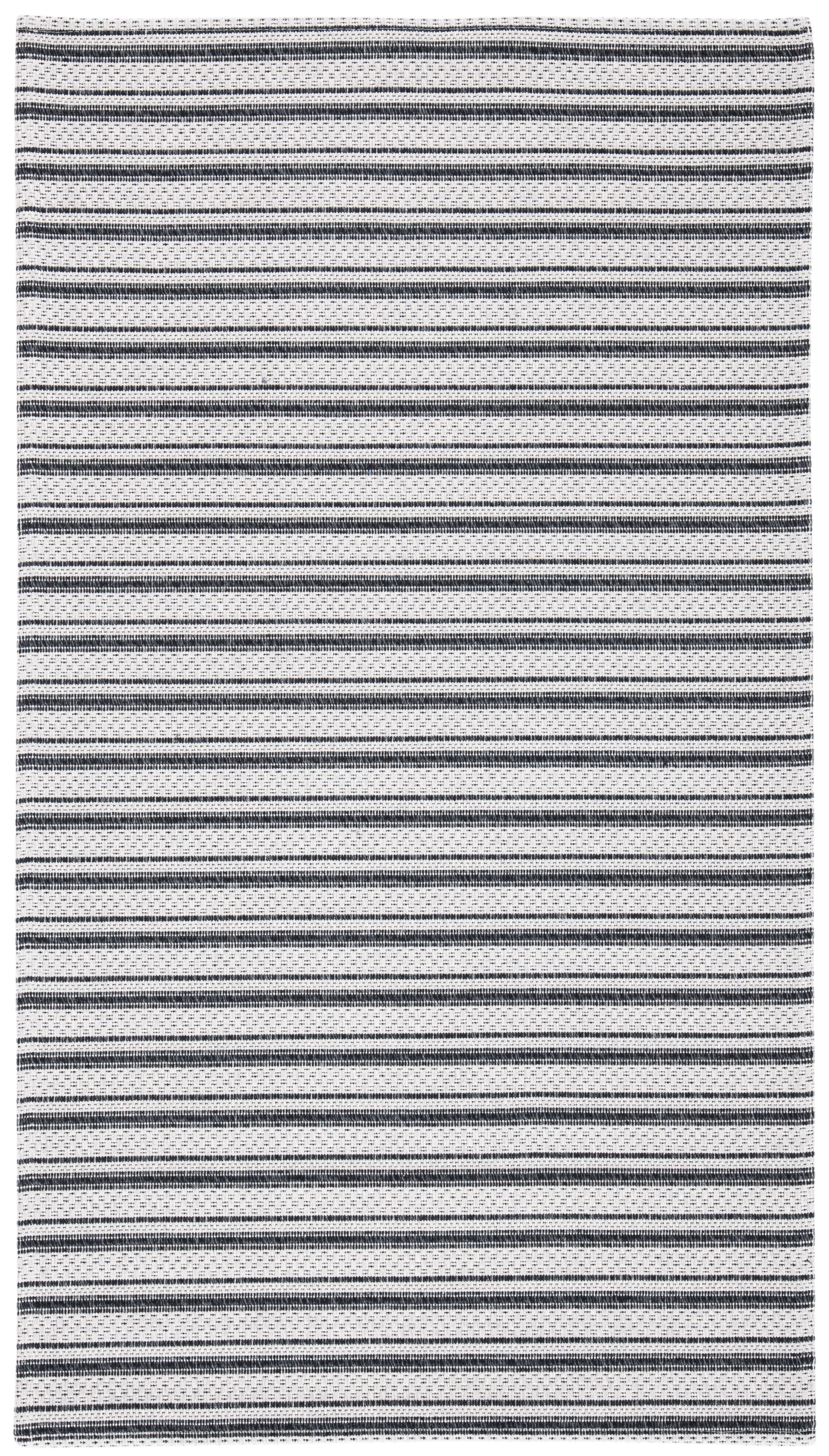 Safavieh Augustine Striped 2'10" x 5' Area Rug, Black/Light Gray, large