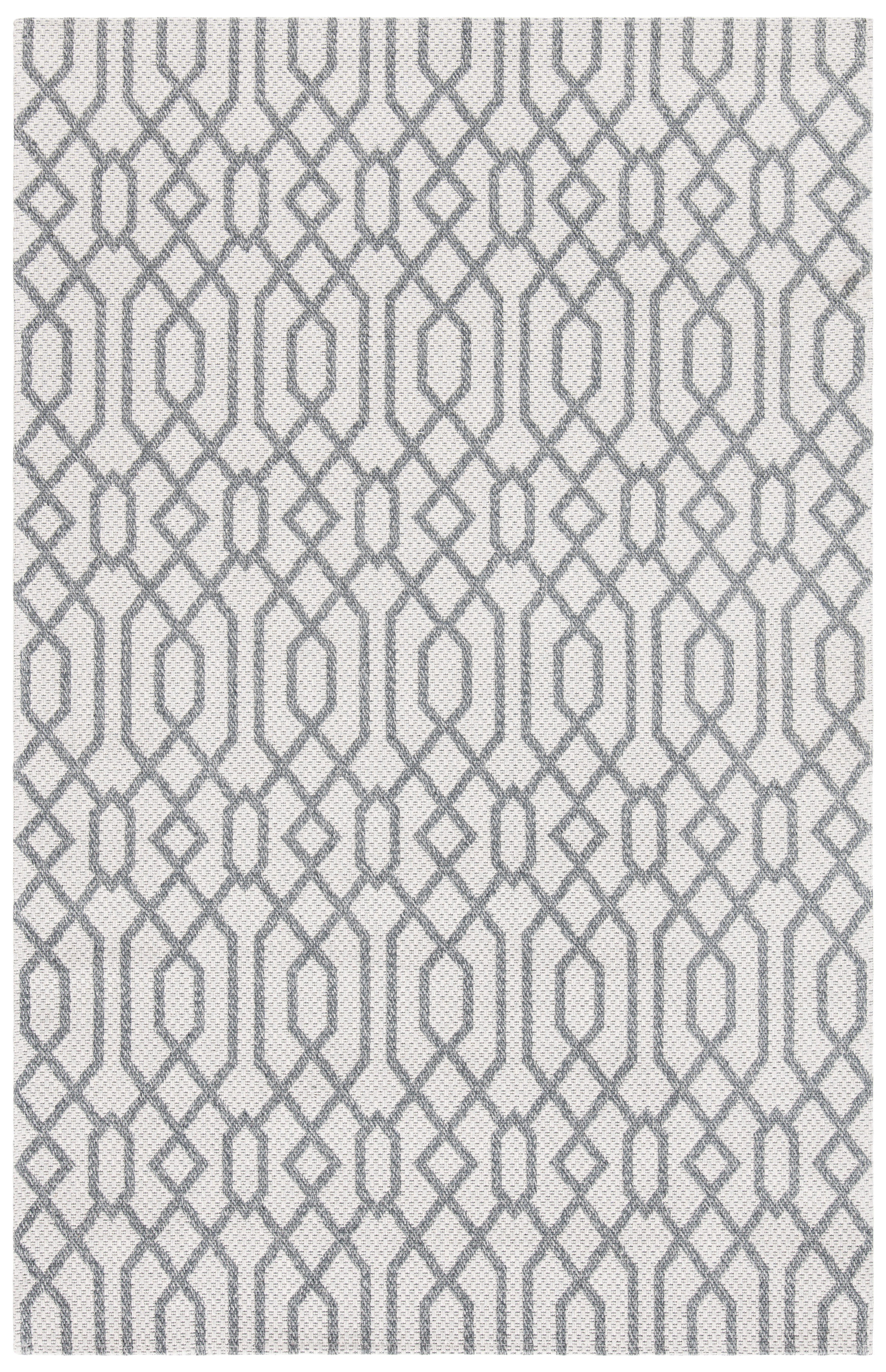 Safavieh Augustine Trellis 2'10" x 5' Area Rug, Anthracite/Light Gray, large