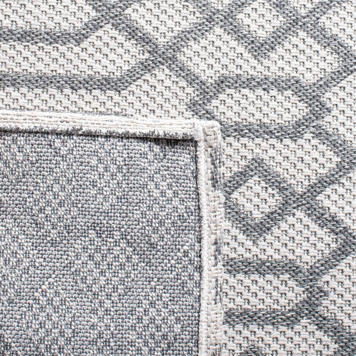 Safavieh Augustine Trellis 2'10" x 5' Area Rug, Anthracite/Light Gray, large