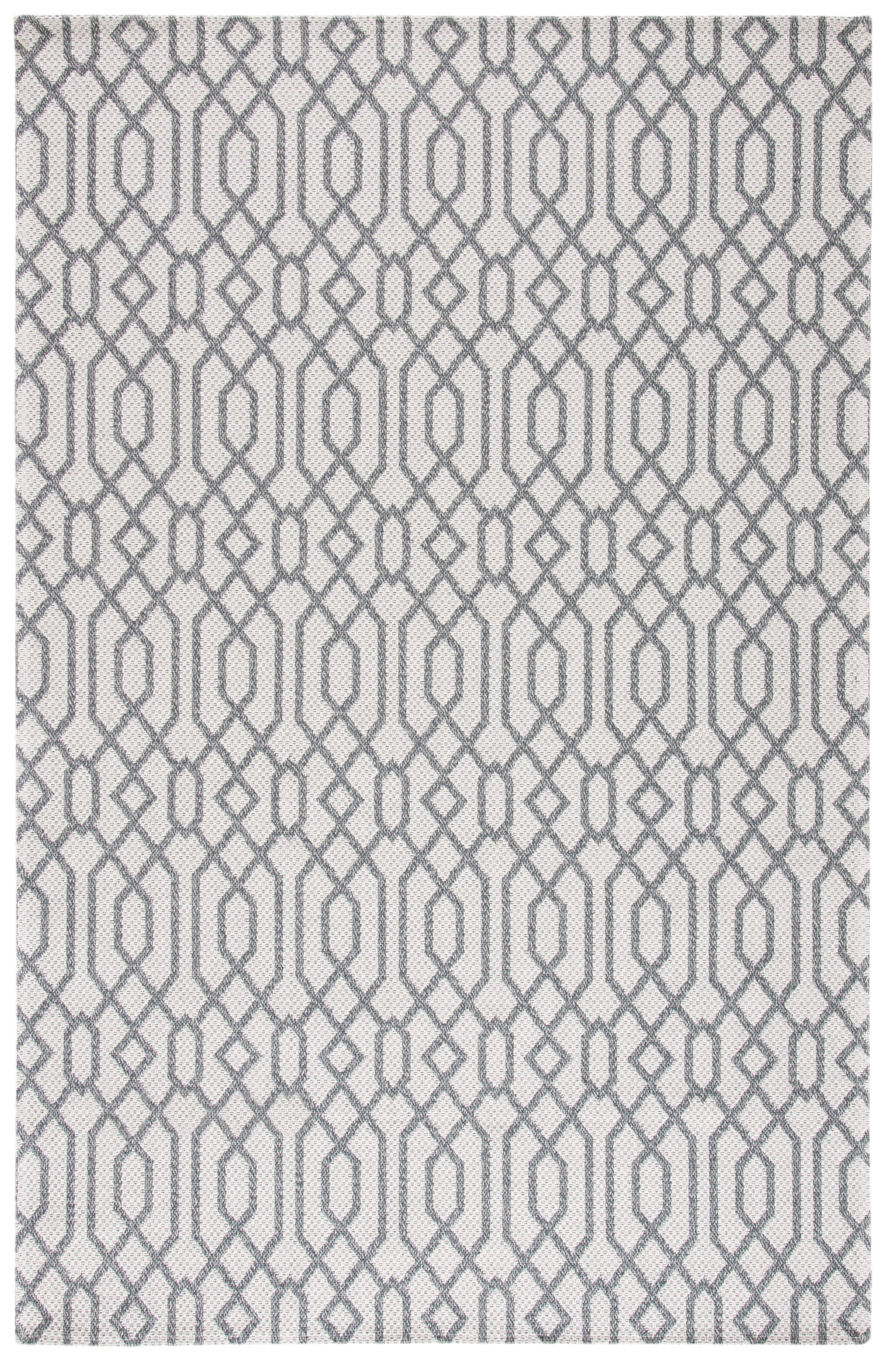 Safavieh Augustine Trellis 4' x 6' Area Rug, Anthracite/Light Gray, large