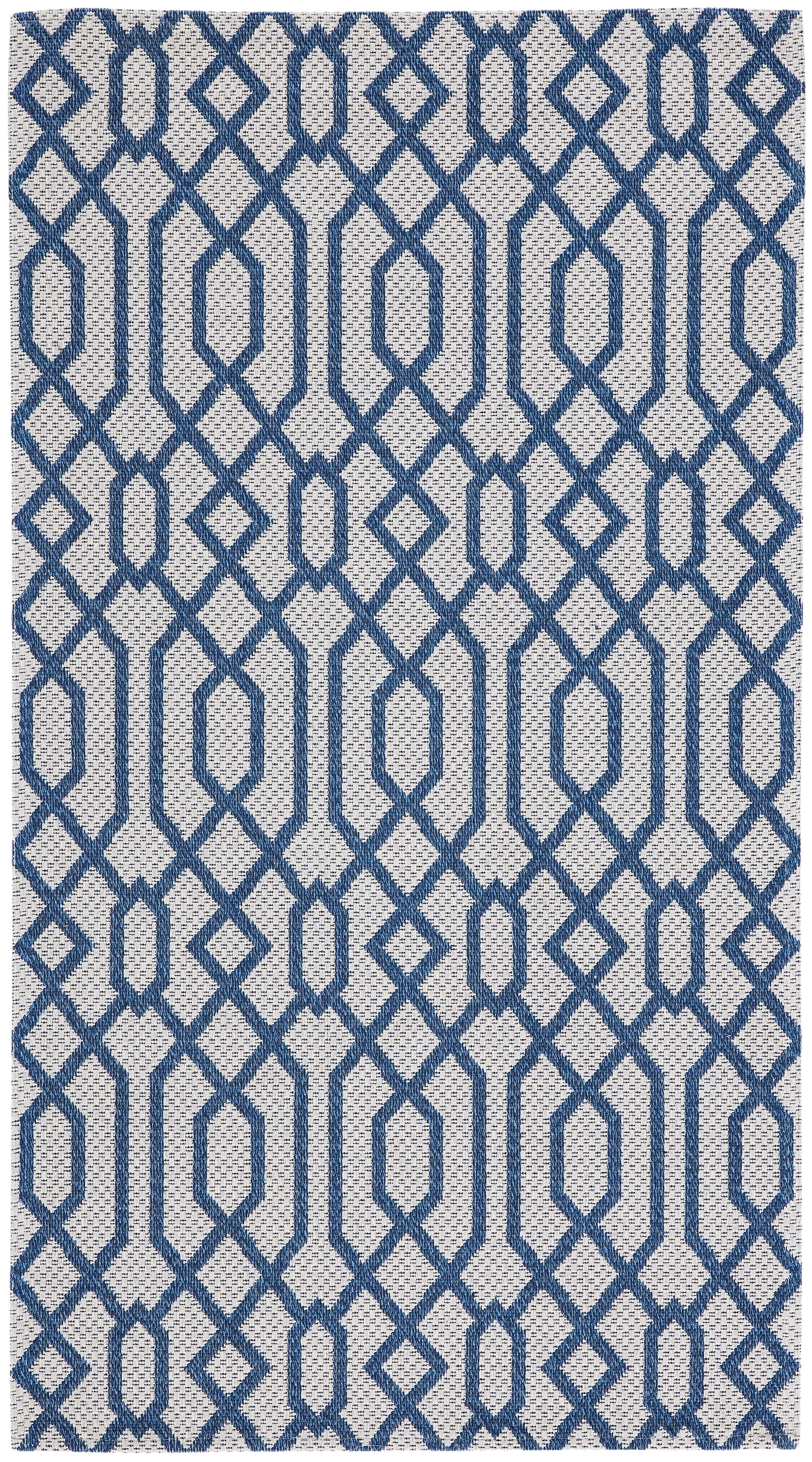 Safavieh Augustine Trellis 2'10" x 5' Area Rug, Navy/Light Gray, large