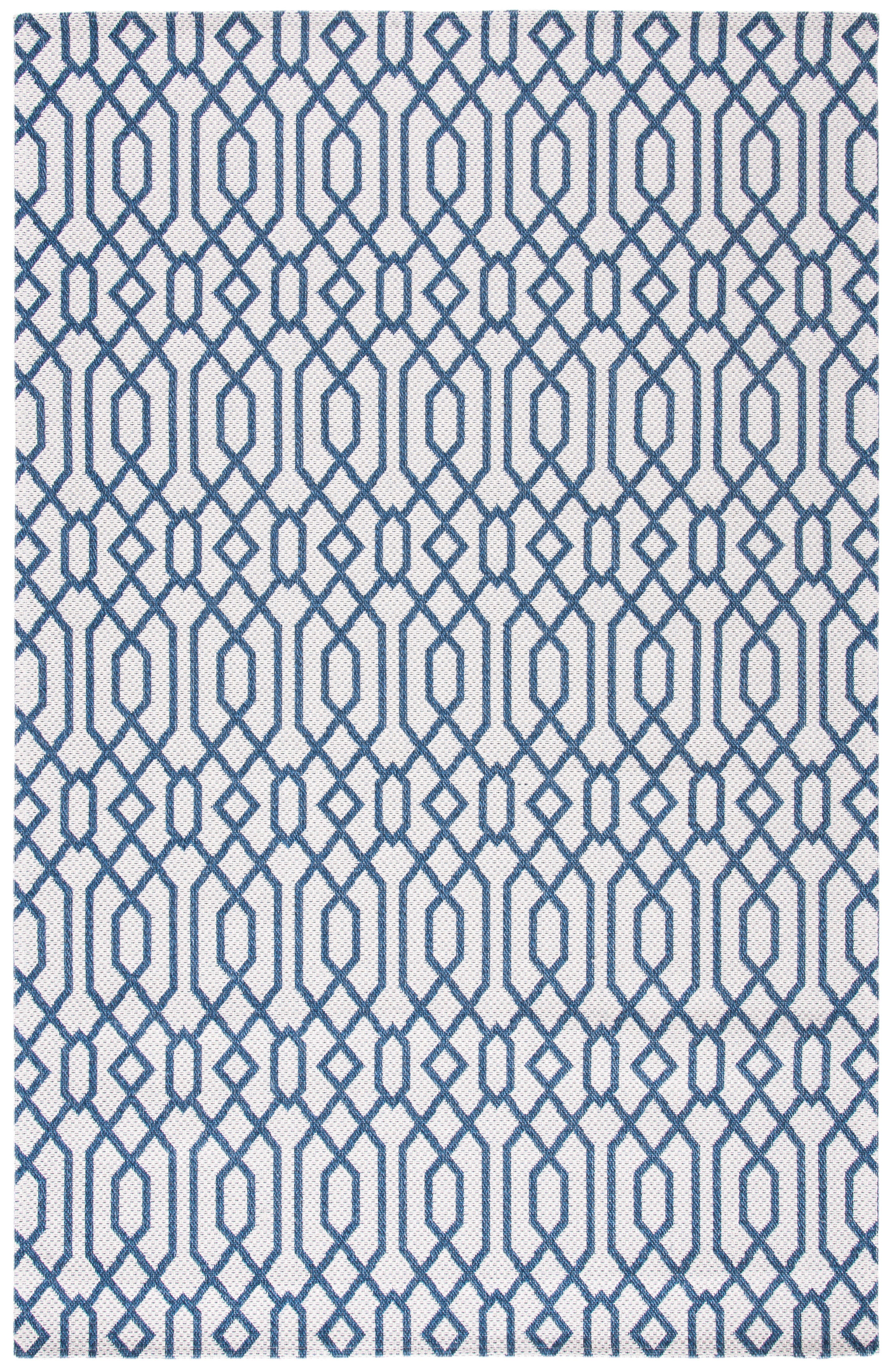 Safavieh Augustine Trellis 8' x 10' Area Rug, Navy/Light Gray, large