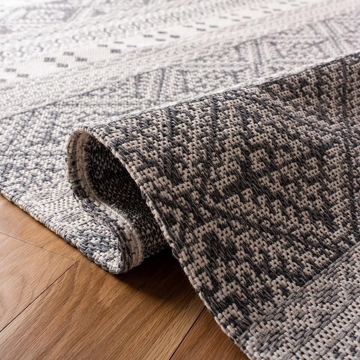 Safavieh Augustine 2' x 8' Runner Rug, Anthracite/Cream, large