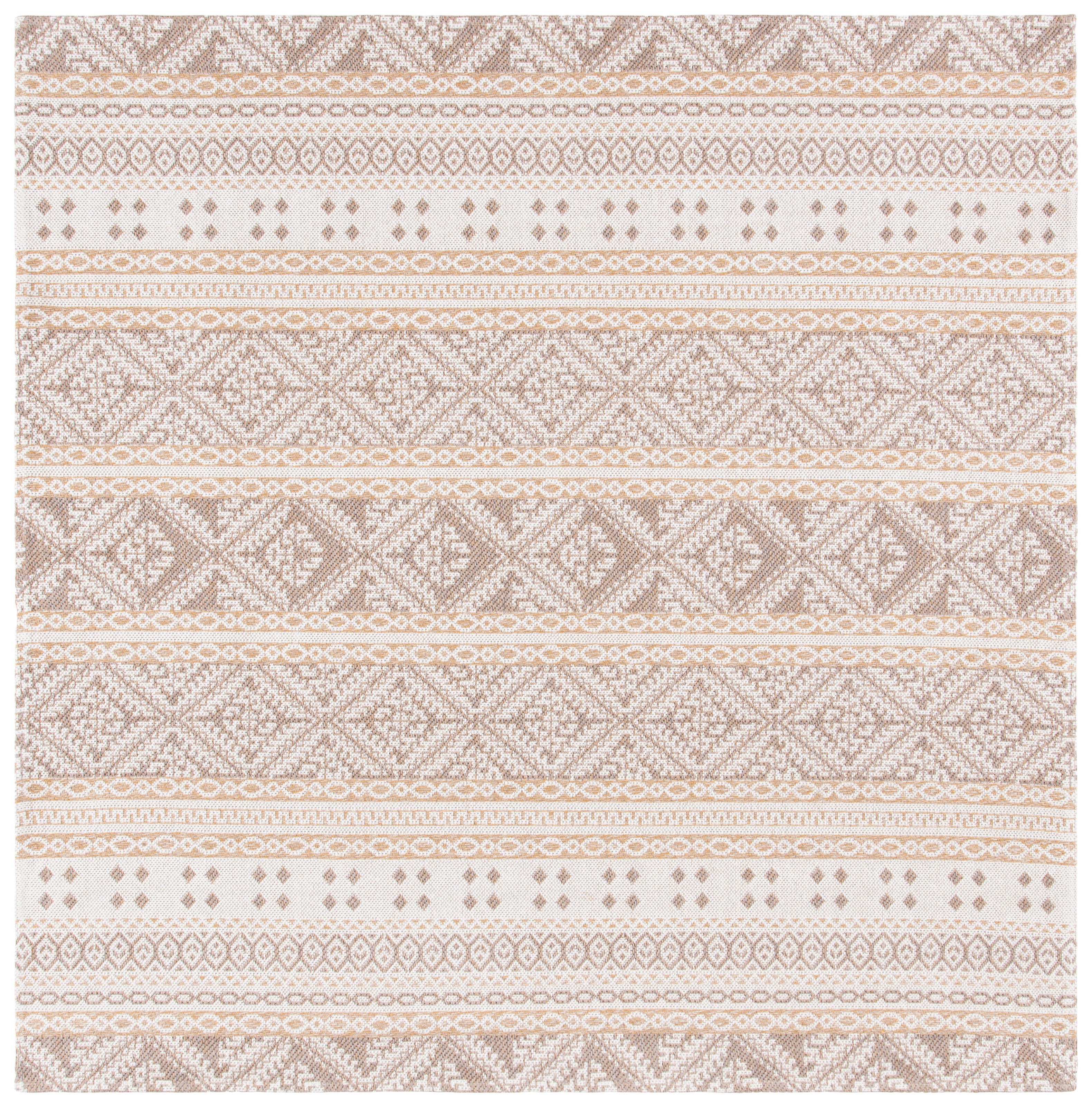 Safavieh Augustine 6'4" x 6'4" Square Area Rug, Taupe/Cream, large