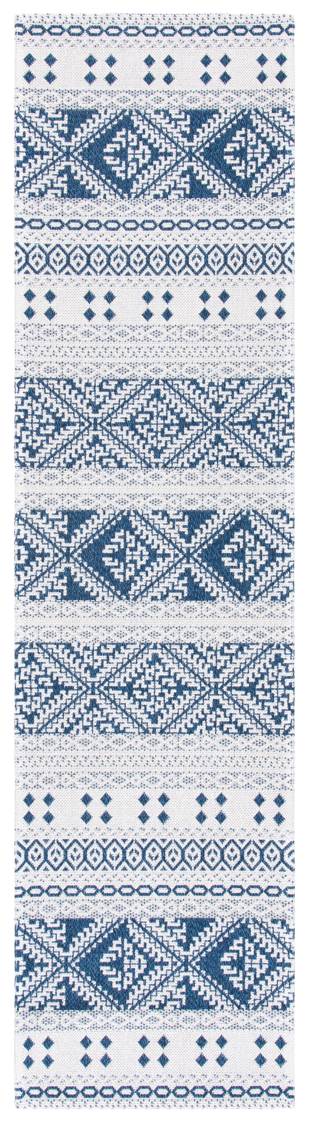 Safavieh Augustine 2' x 8' Runner Rug, Navy/Creme, large