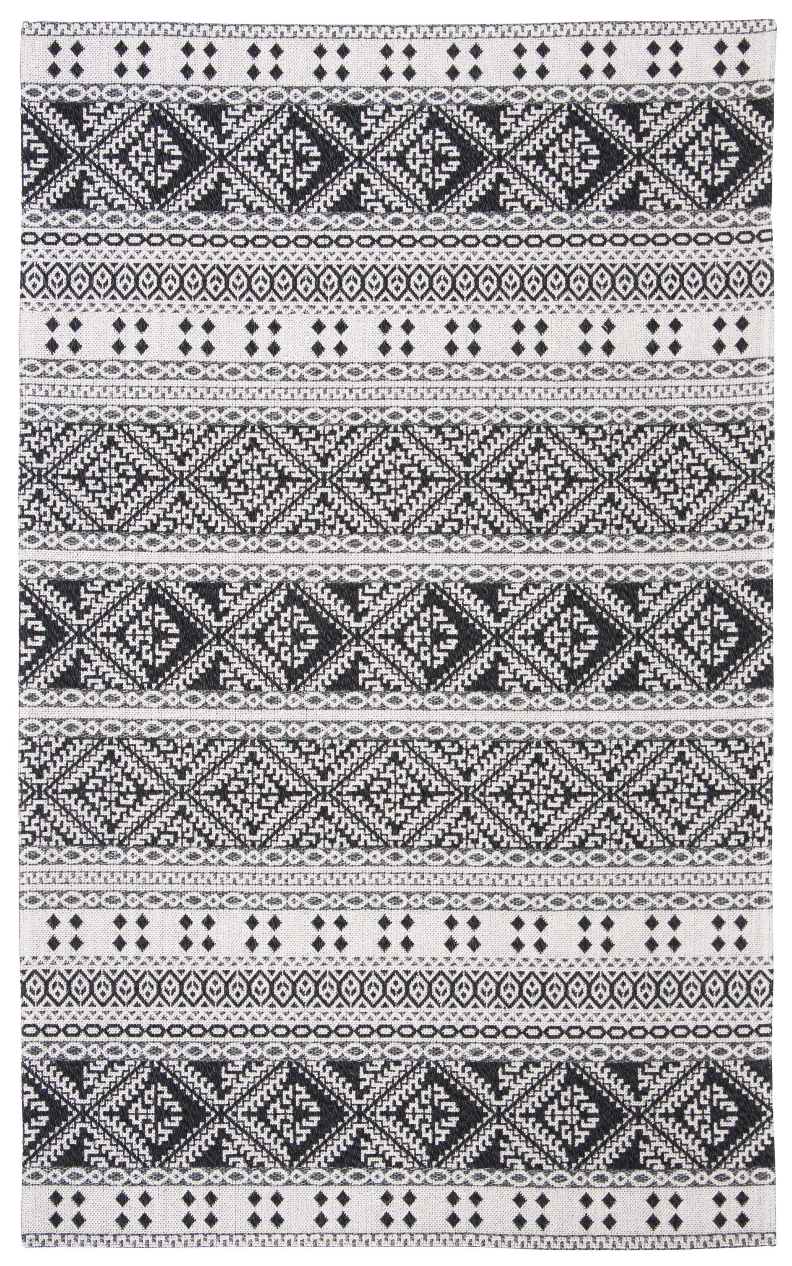 Safavieh Augustine 4' x 6' Area Rug, Black/Cream, large