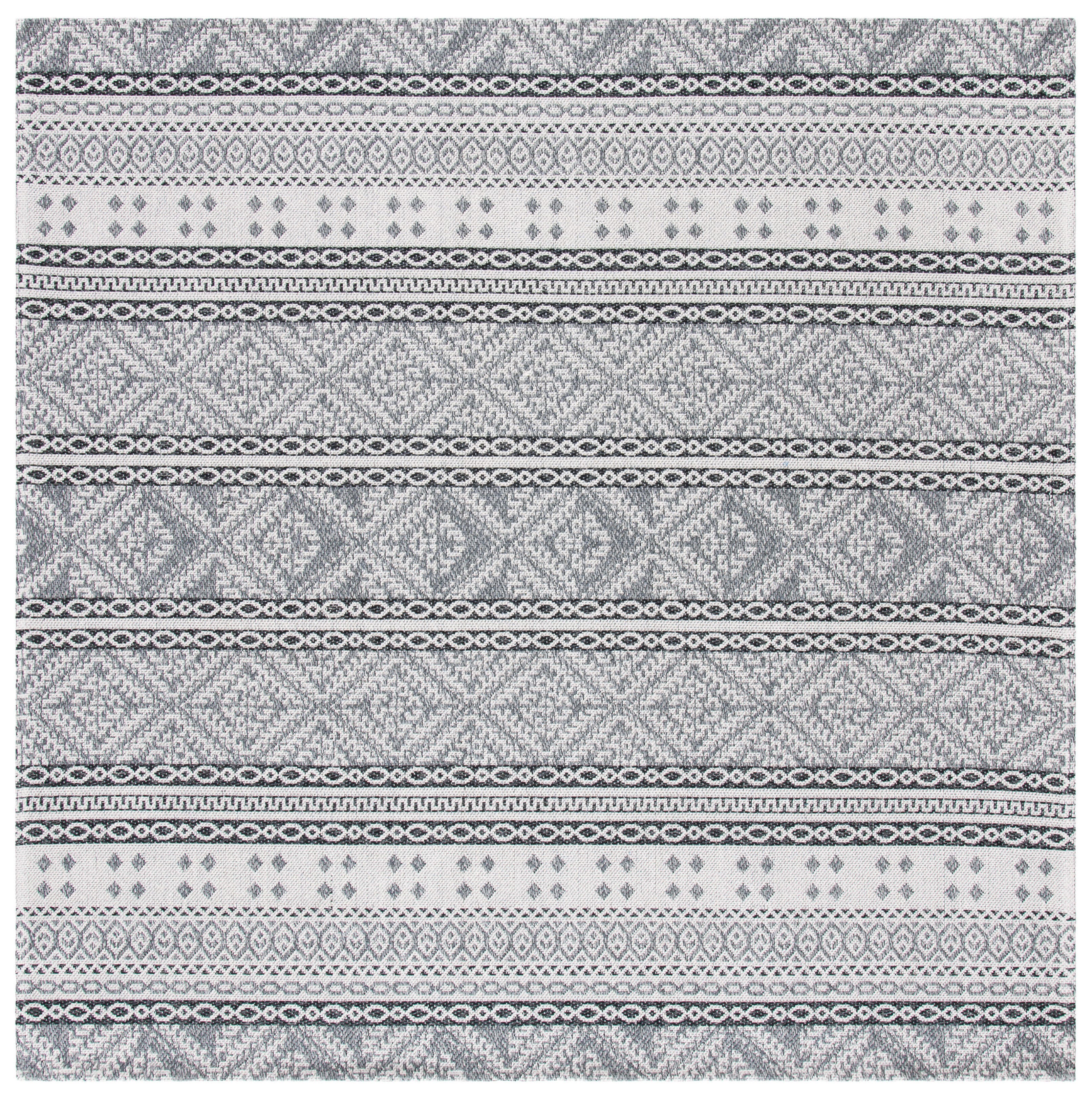 Safavieh Augustine 6'4" x 6'4" Square Area Rug, Light Gray/Anthracite, large