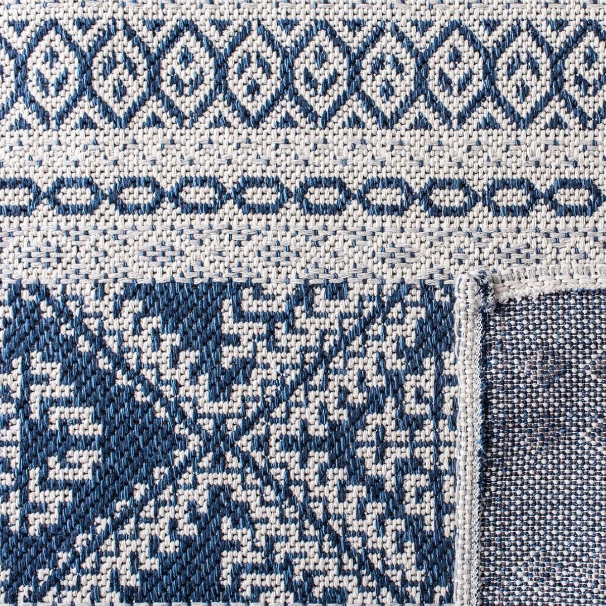 Safavieh Augustine 6'4" x 6'4" Square Area Rug, Navy/Creme, large