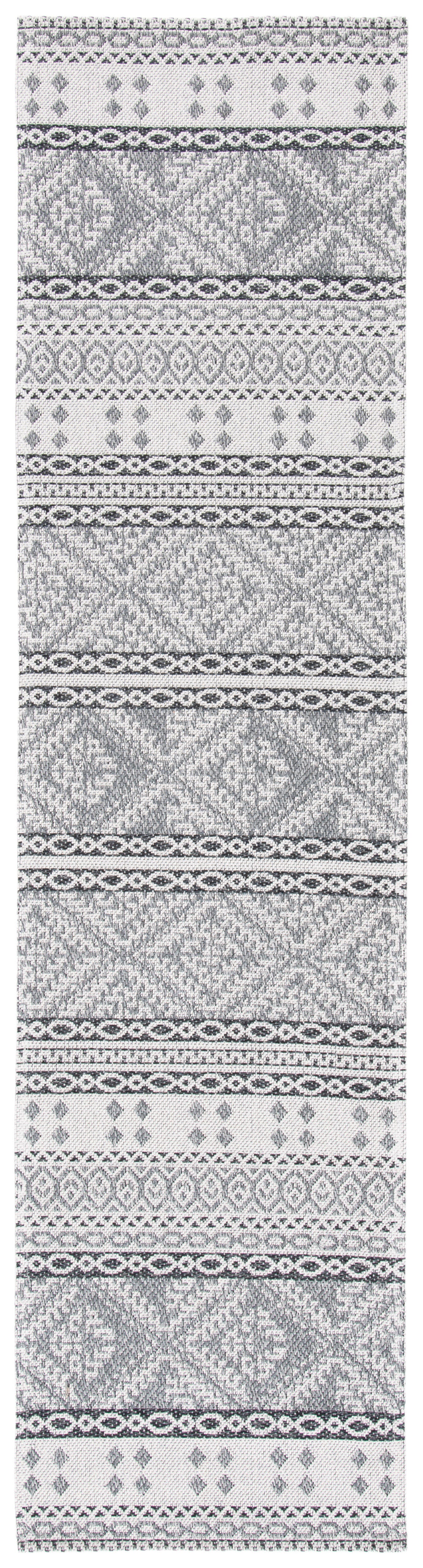 Safavieh Augustine 2' x 8' Runner Rug, Light Gray/Anthracite, large
