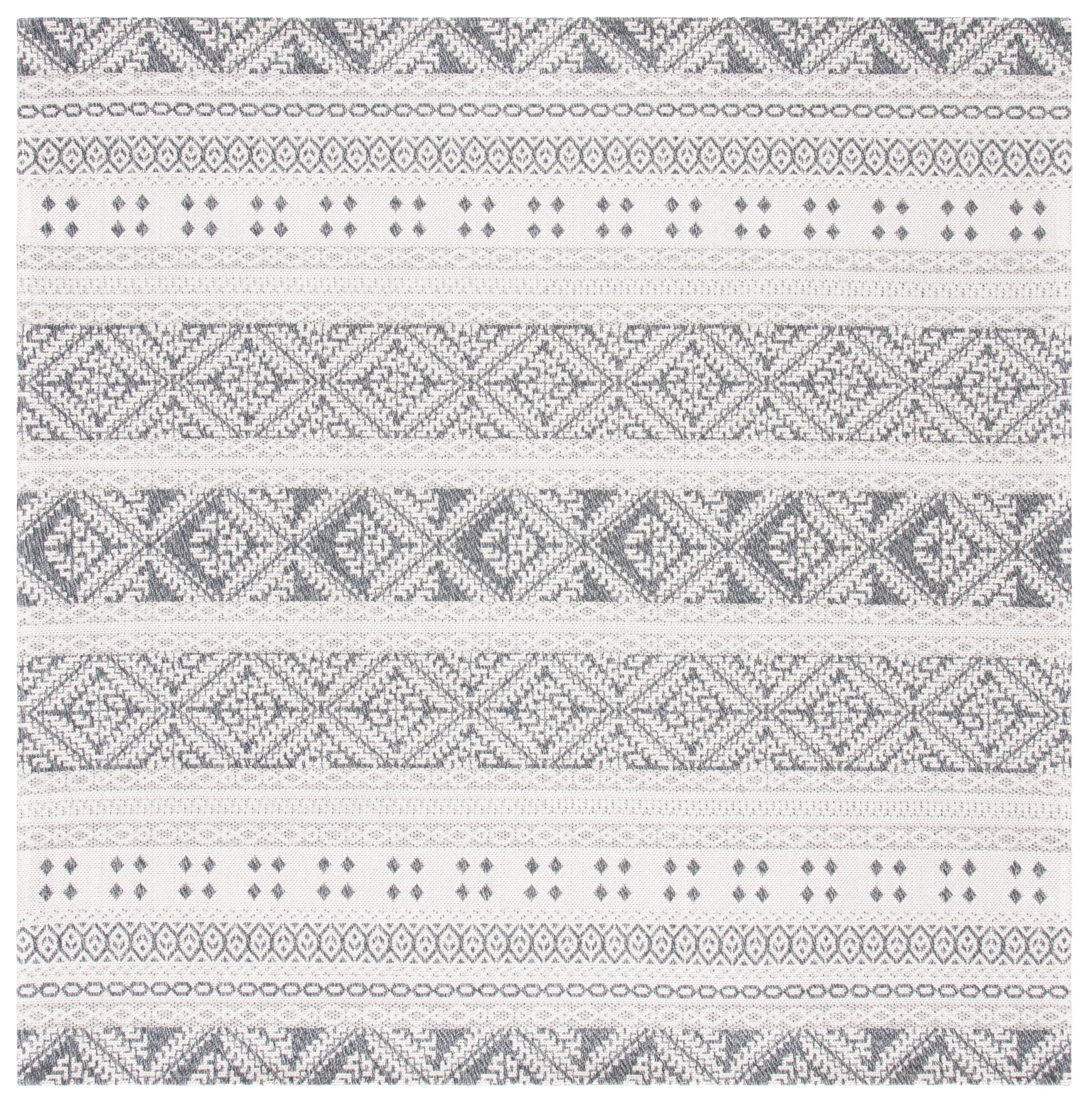 Safavieh Augustine 6'4" x 6'4" Square Area Rug, Anthracite/Cream, large