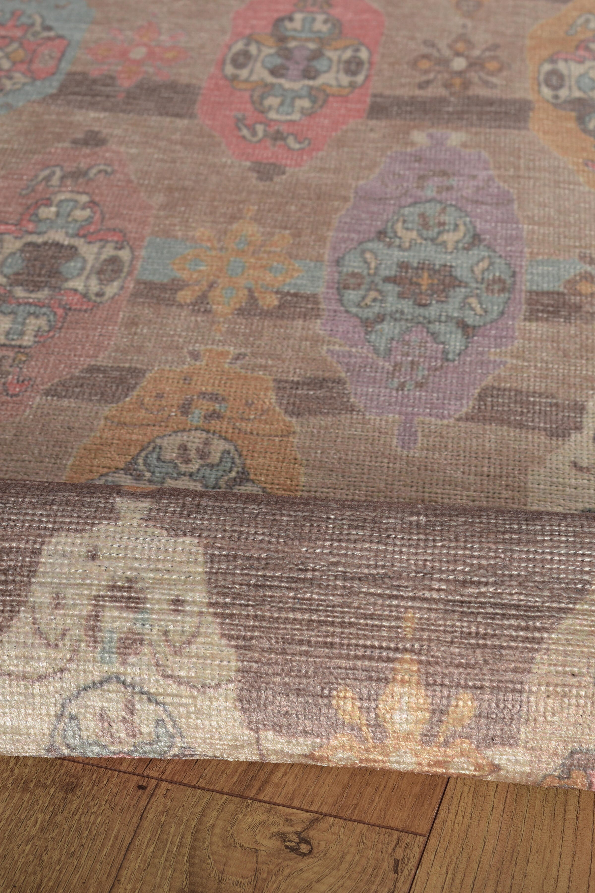 Linon Lana Adana 2' X 10' Runner Rug, Brown, large