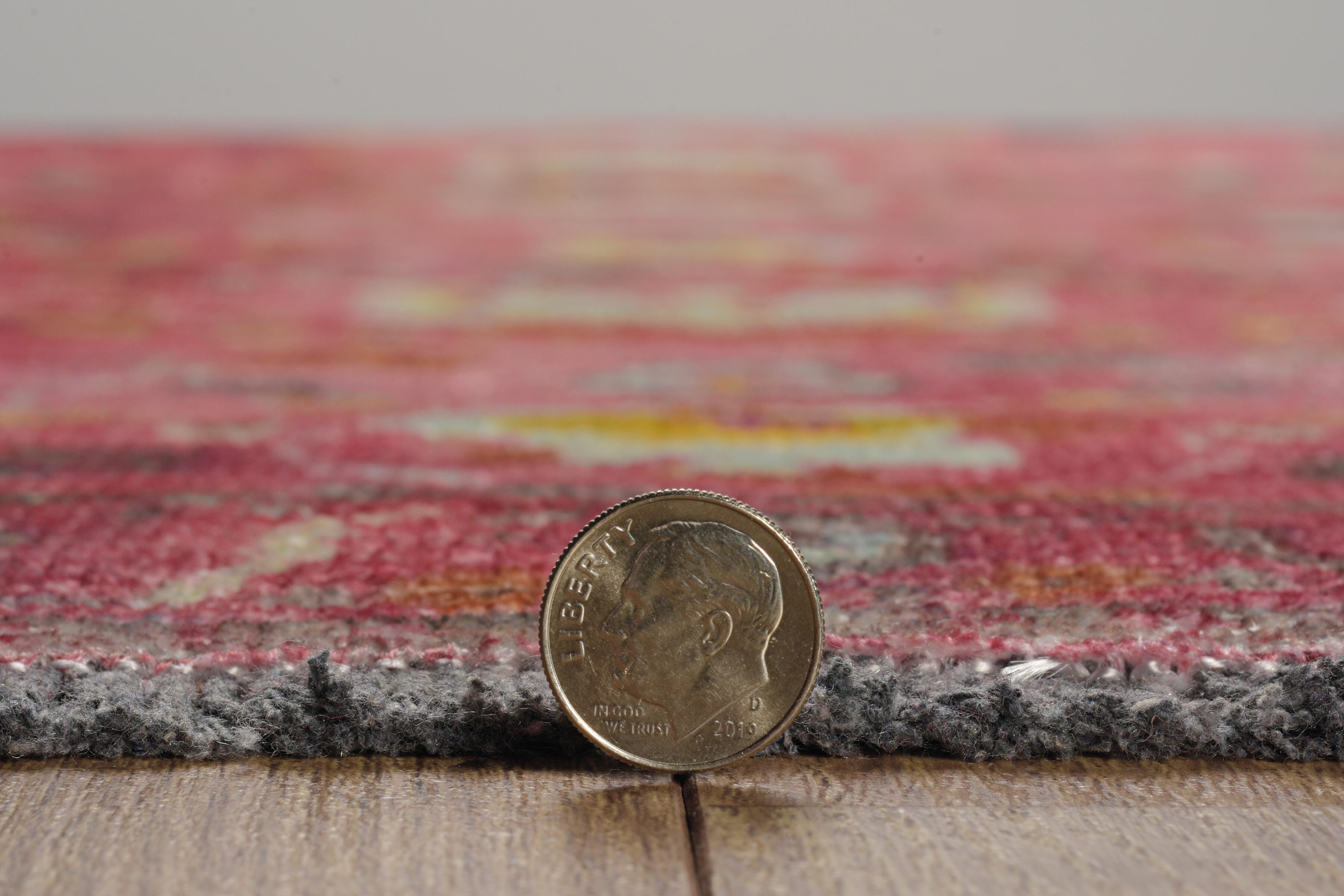 Linon Lana Aydin 2' X 10' Runner Rug, Pink, large