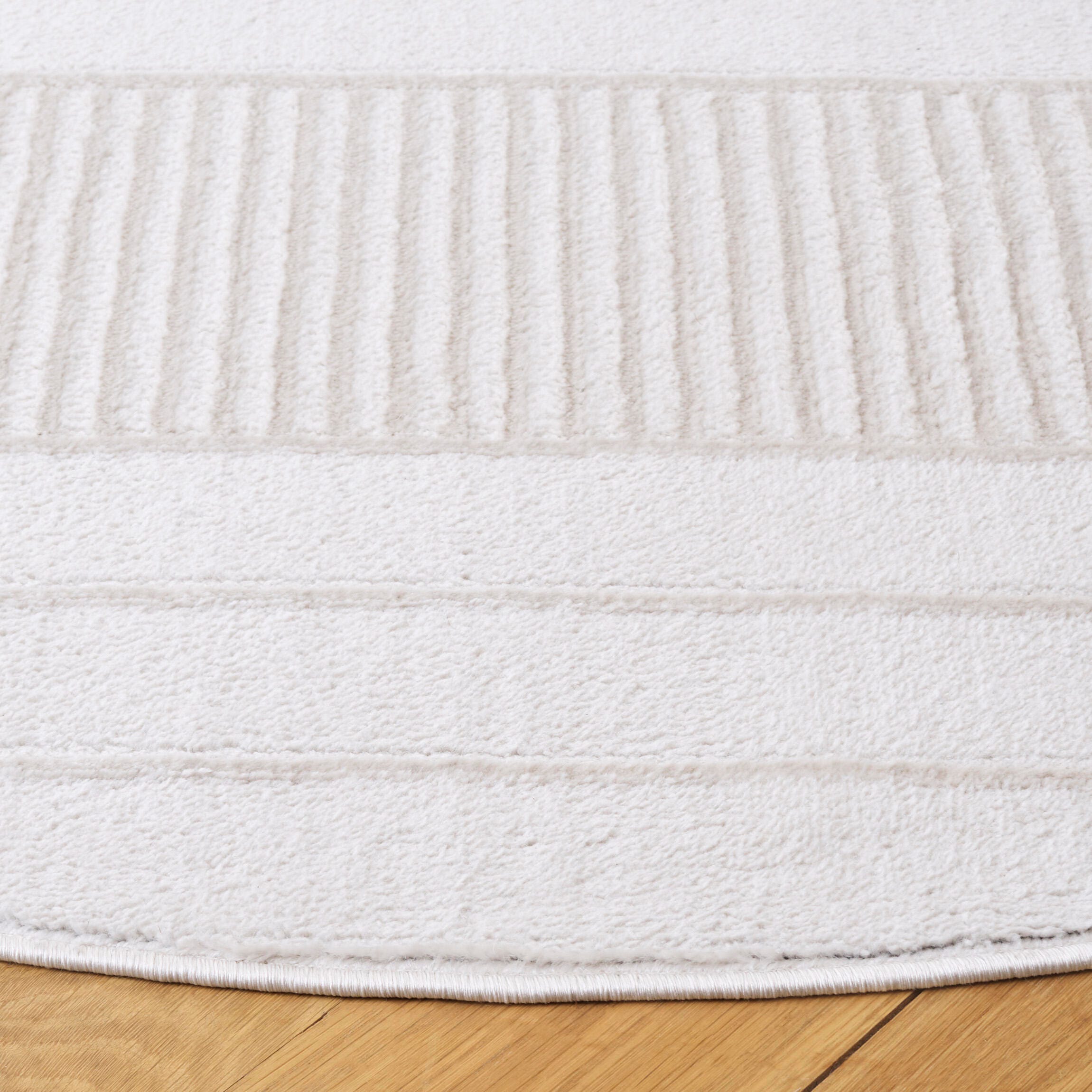 Safavieh Archway 6' 7" x 6' 7" Round Area Rug, Ivory/Ivory, large