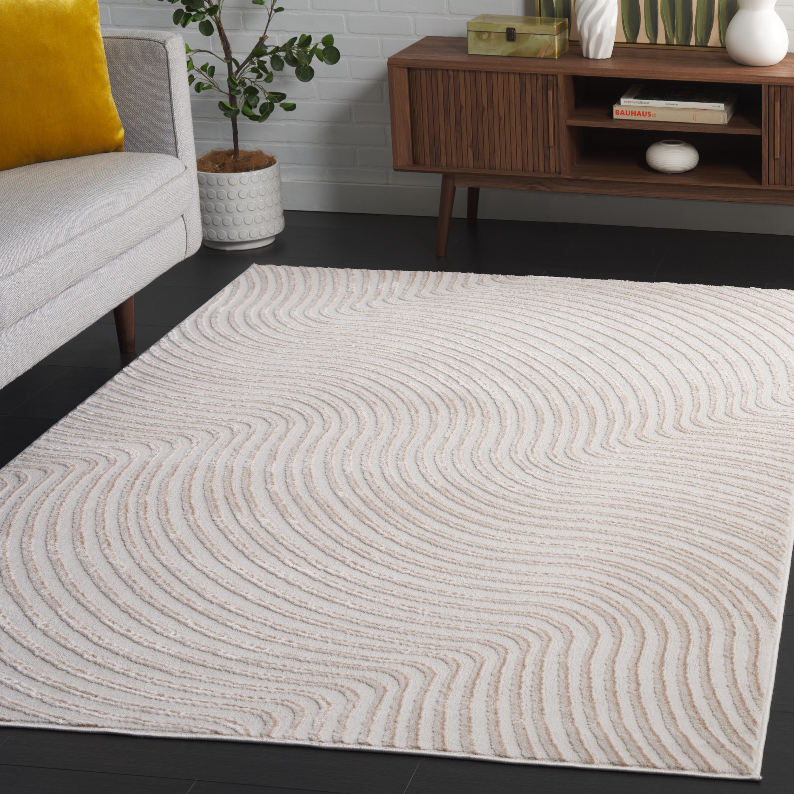 Safavieh Archway 6' 7" x 6' 7" Square Area Rug, Ivory/Ivory, rollover