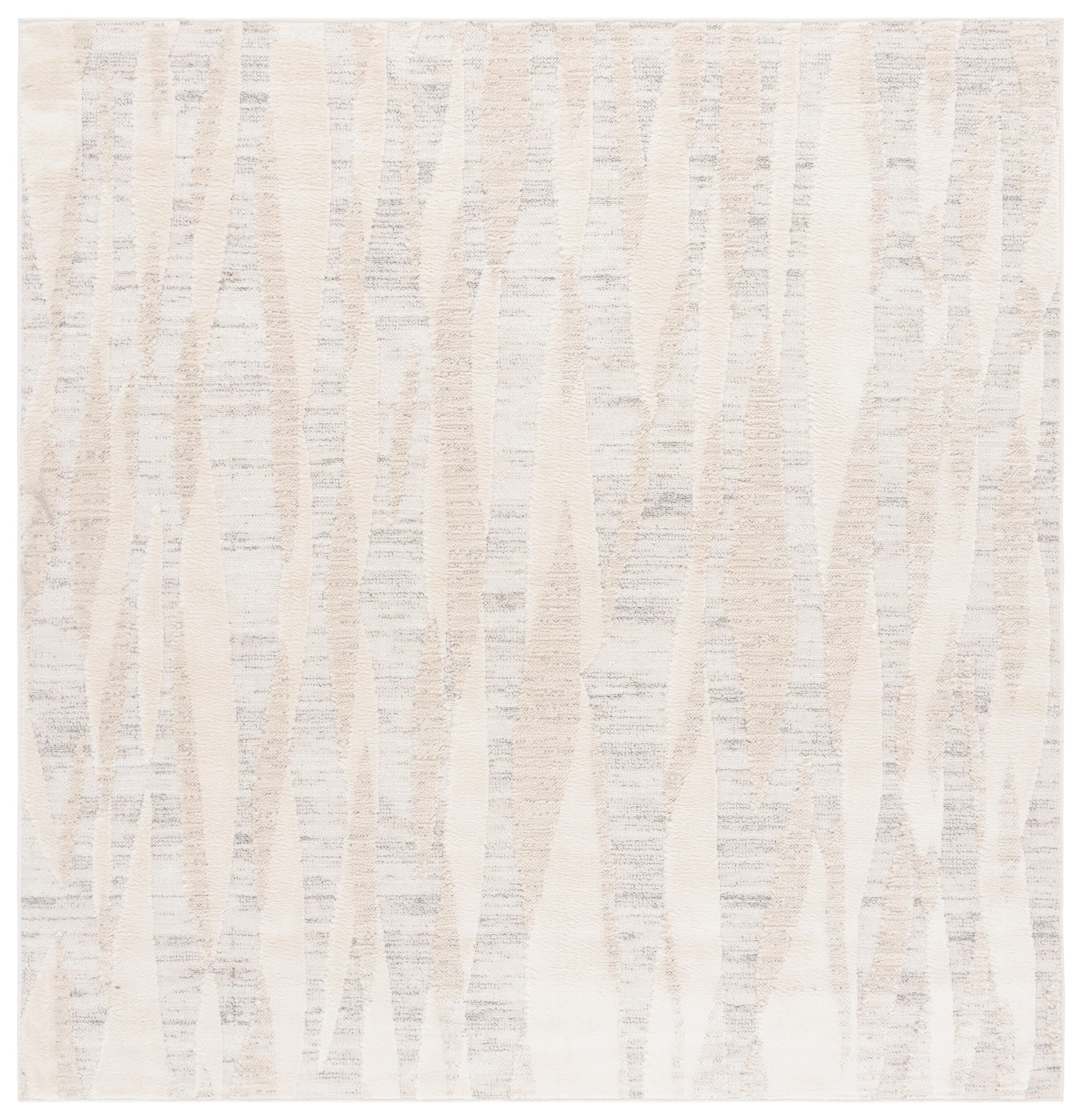 Safavieh Elmhurst 6' 7" x 6' 7" Square Area Rug, Ivory/Gray, large