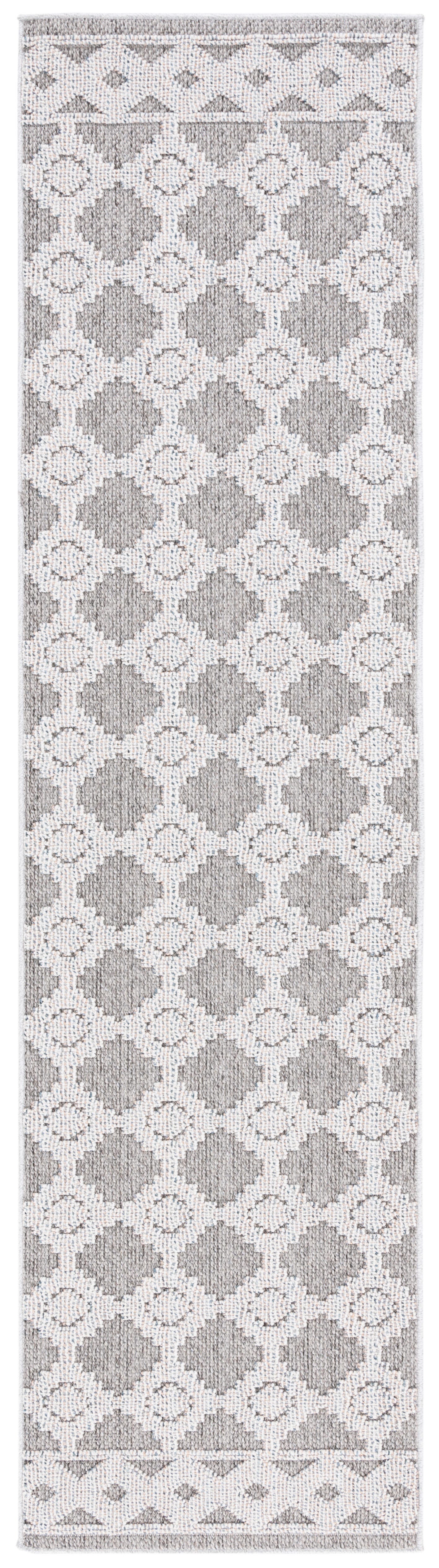 Safavieh Global 2' 2" x 8' Runner Rug, Gray/Ivory, large