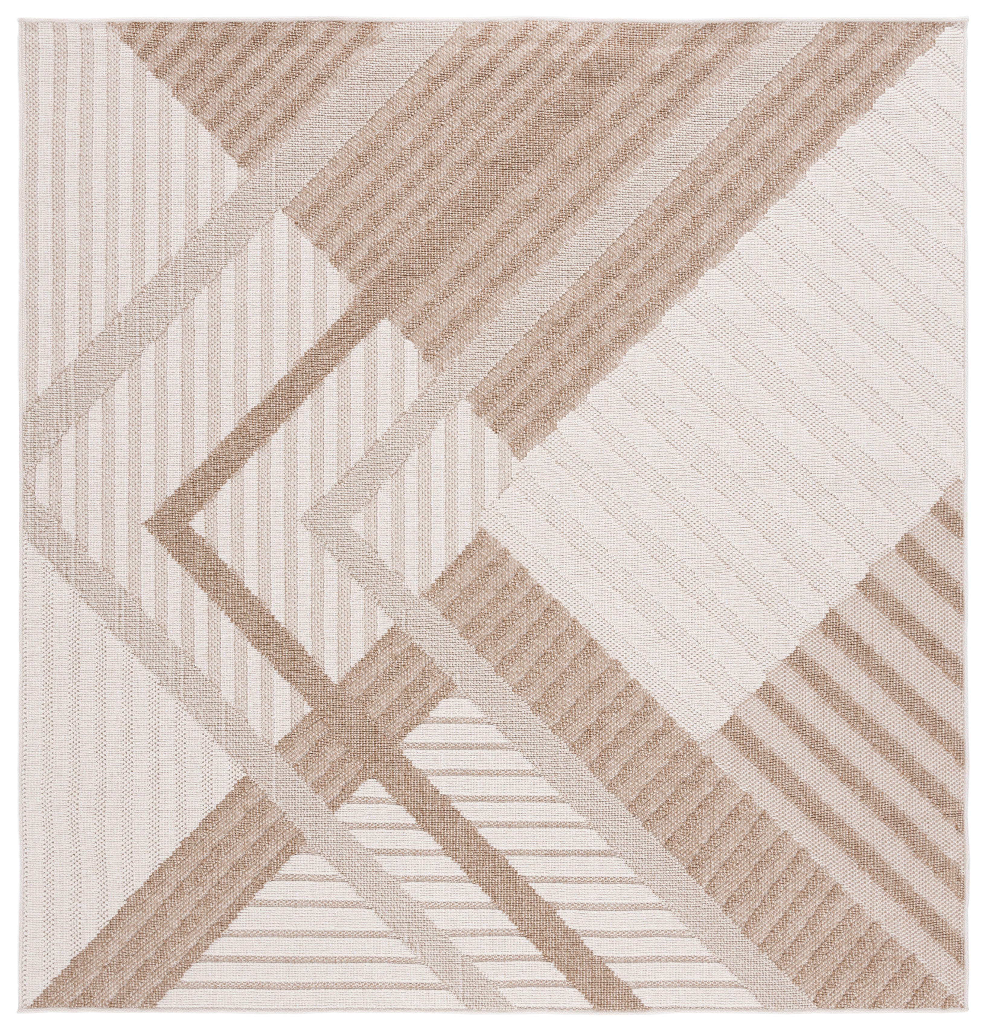 Safavieh Global 4' x 4' Square Area Rug, Beige/Light Beige, large