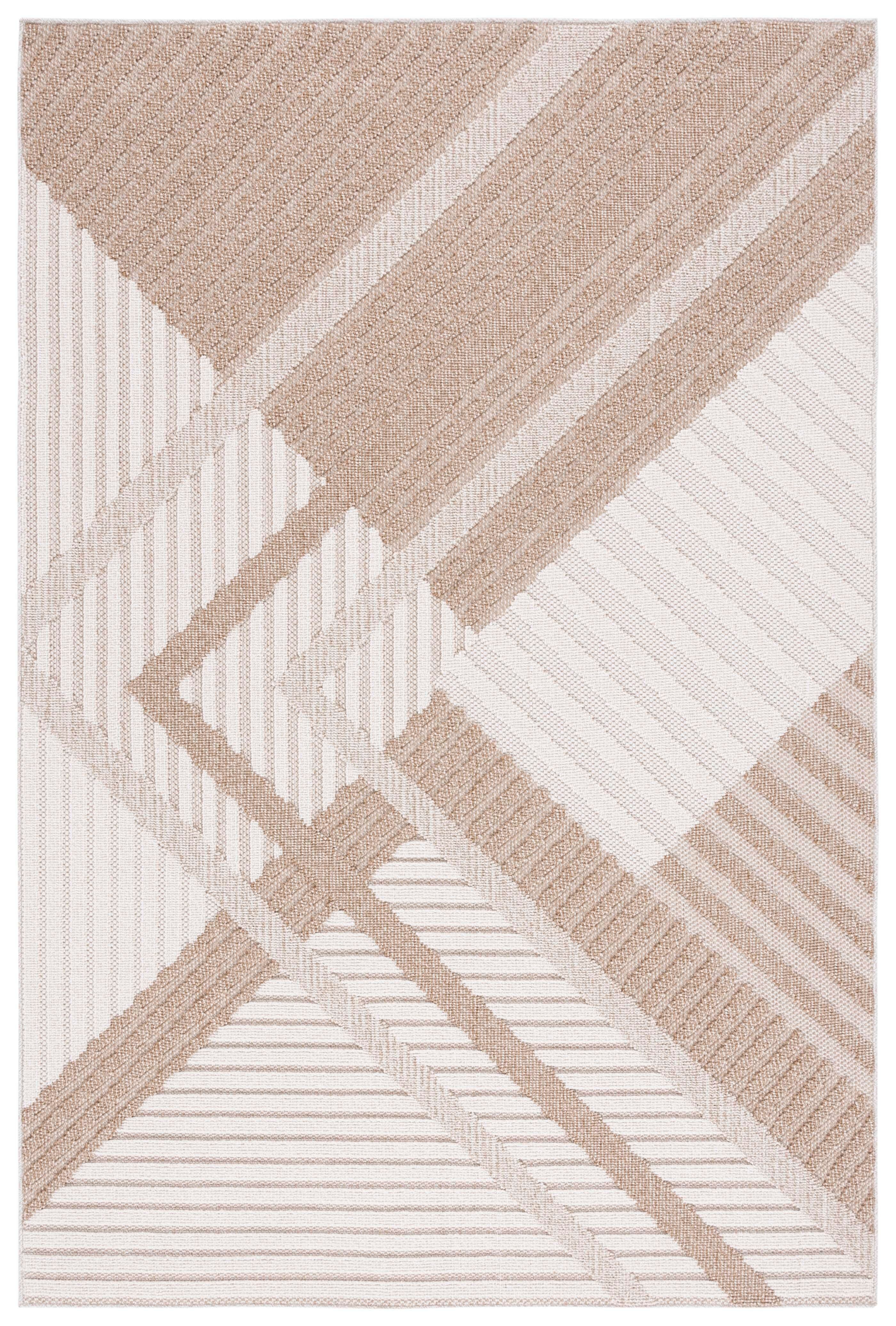 Safavieh Global 6' 7" x 9' Area Rug, Beige/Light Beige, large